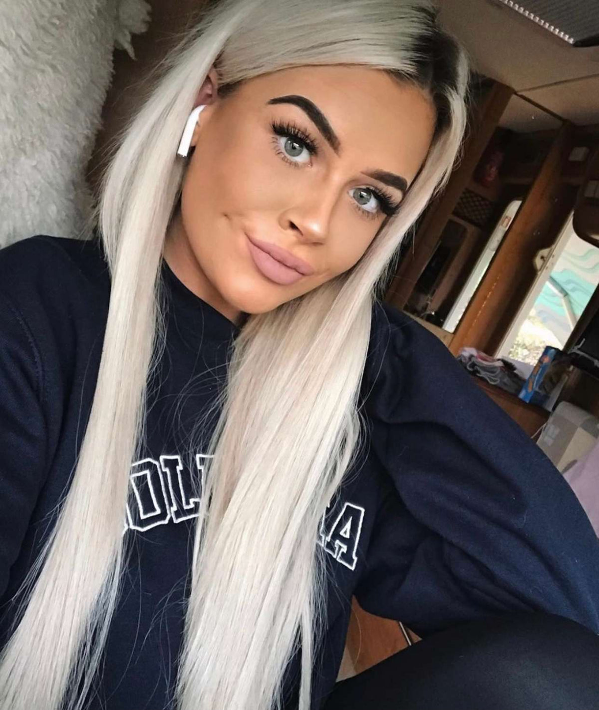 #60 Whitest Ash Blonde Invisi Butterfly Weft Hair Extensions