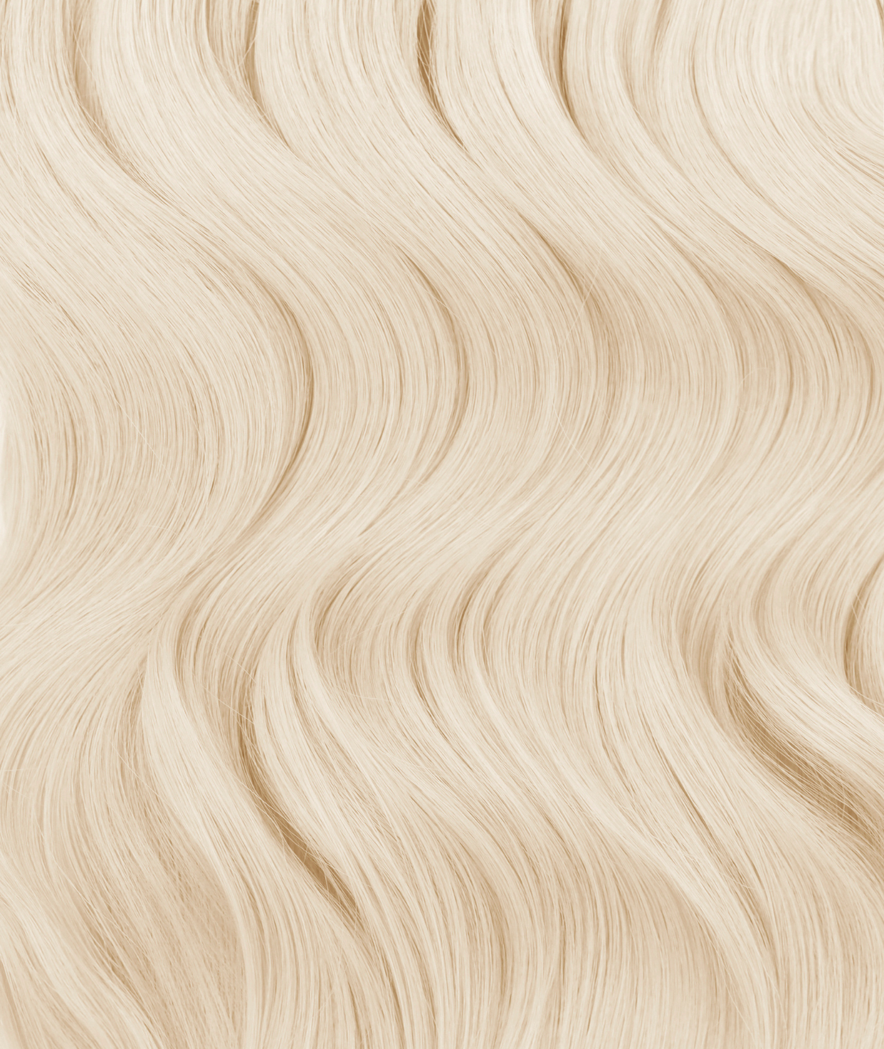 #60 Whitest Ash Blonde Invisi Butterfly Weft Hair Extensions