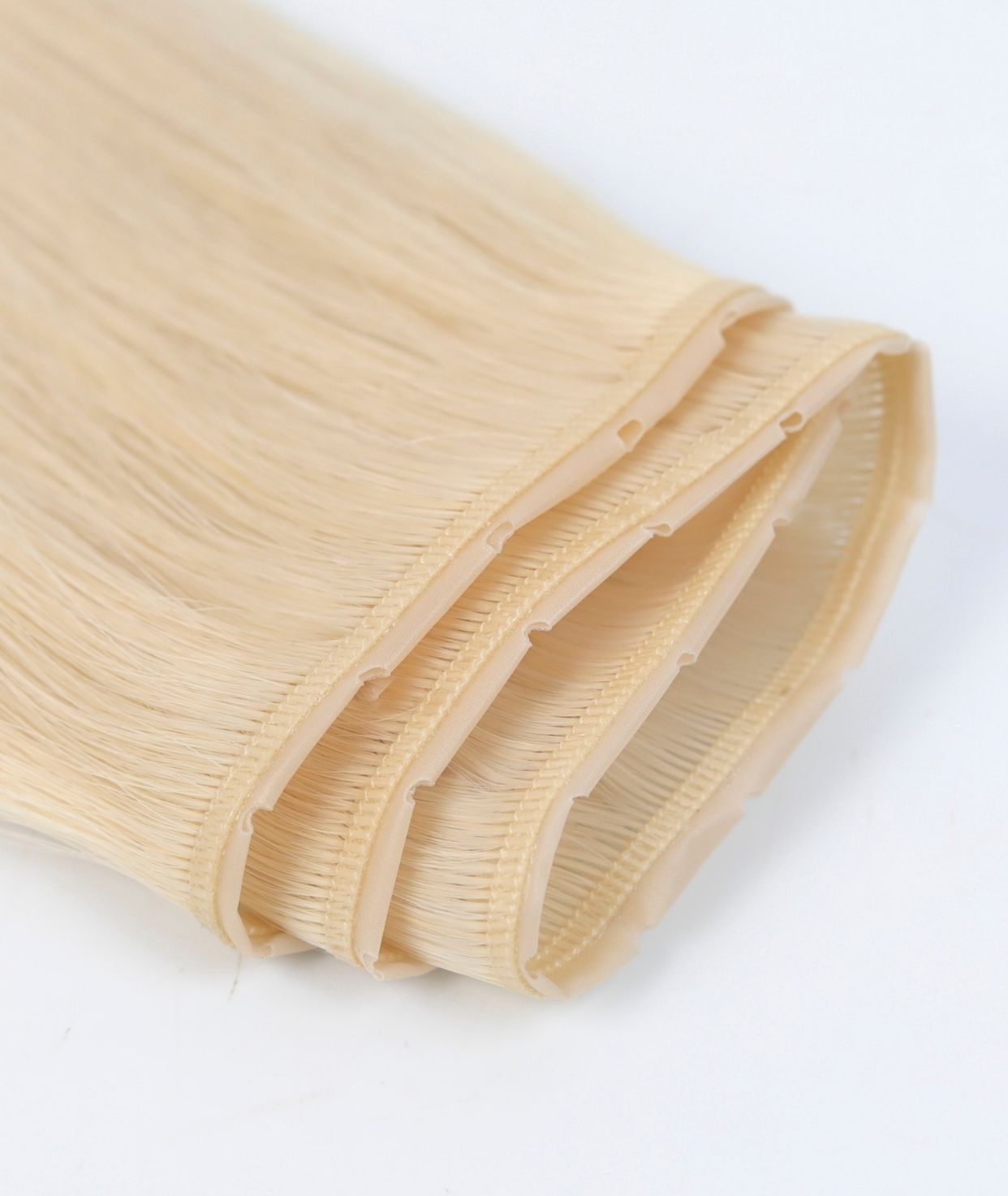 #60 Whitest Ash Blonde Butterfly Genius Weft Extensions