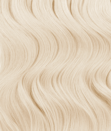 #60 Whitest Ash Blonde Genius Weft Extensions