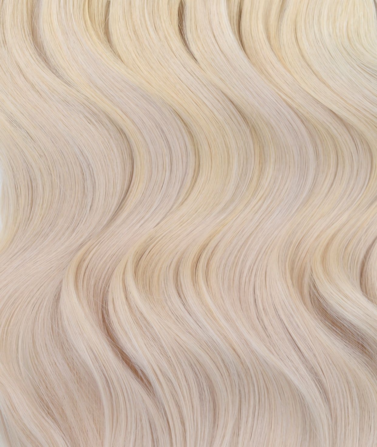 #60 Whitest Ash Blonde Butterfly Genius Weft Extensions