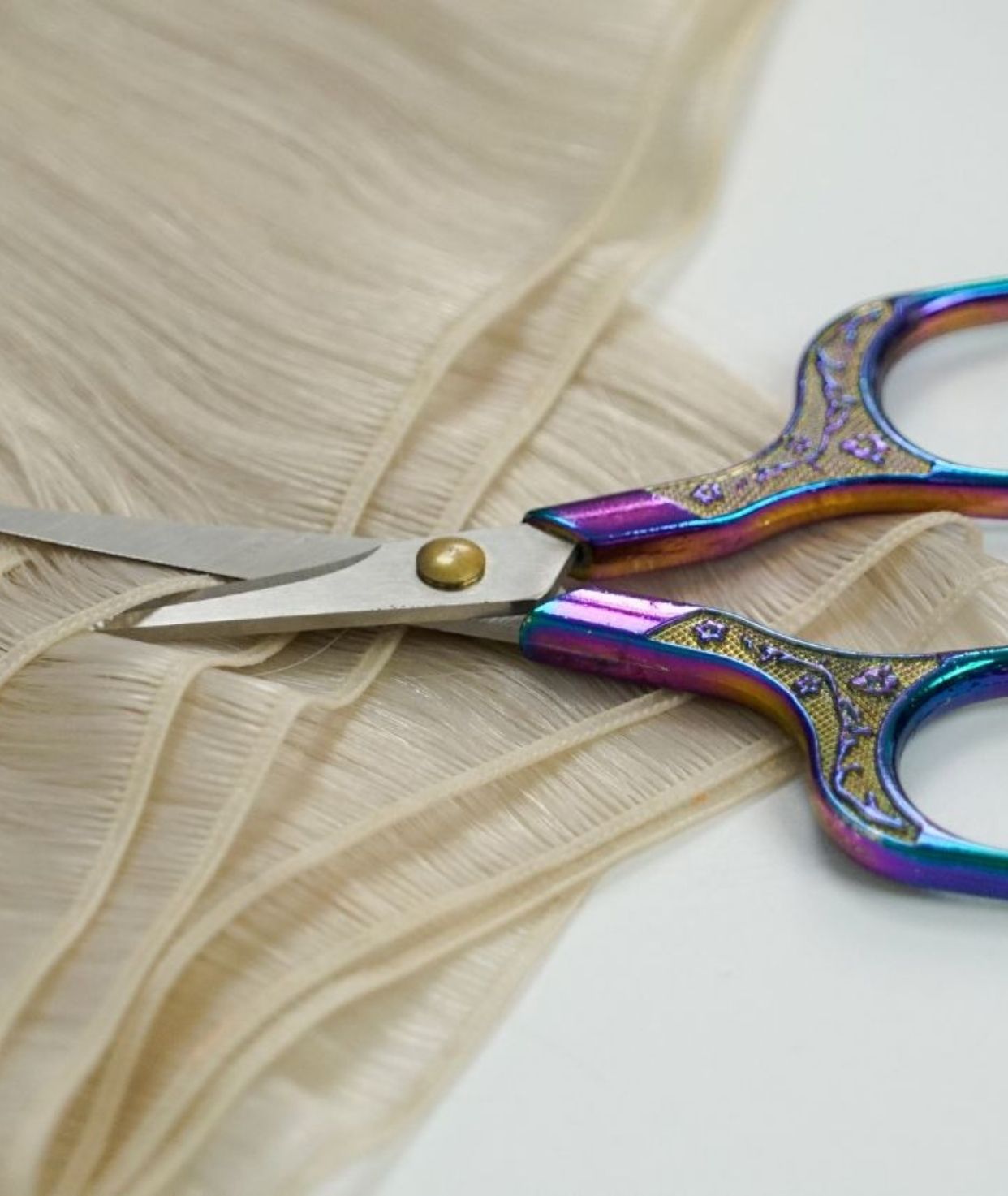 #60 Whitest Ash Blonde Genius Weft Extensions