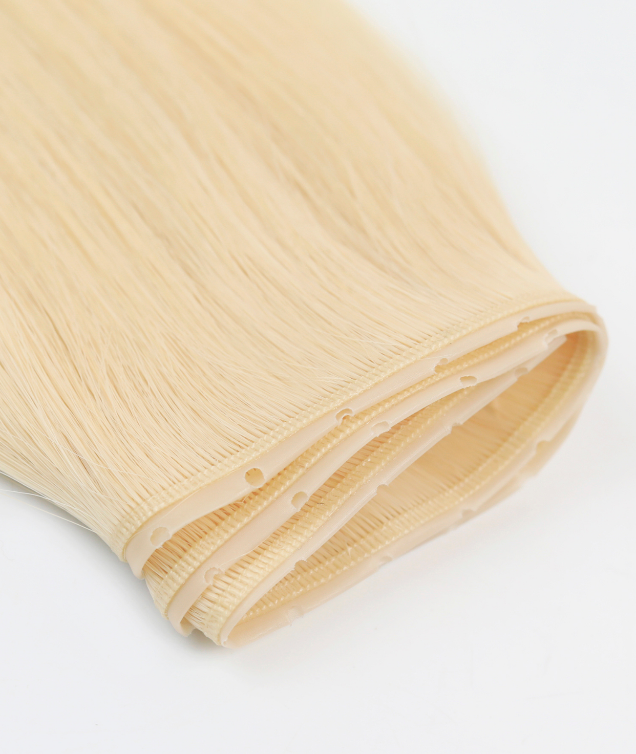 #613 Platinum Blonde Butterfly Genius Weft Extensions