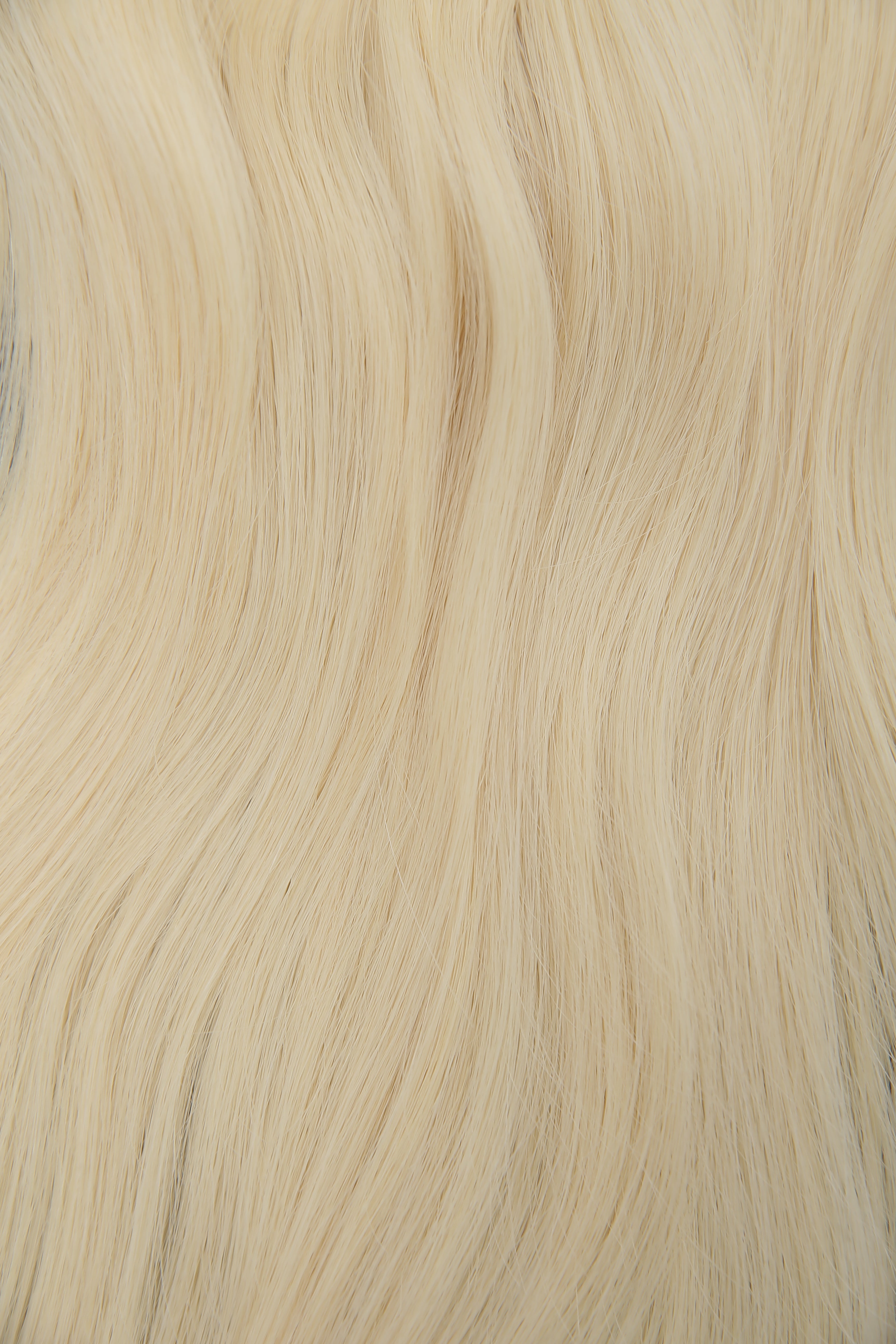 #613 Platinum Blonde Machine Weft Extensions