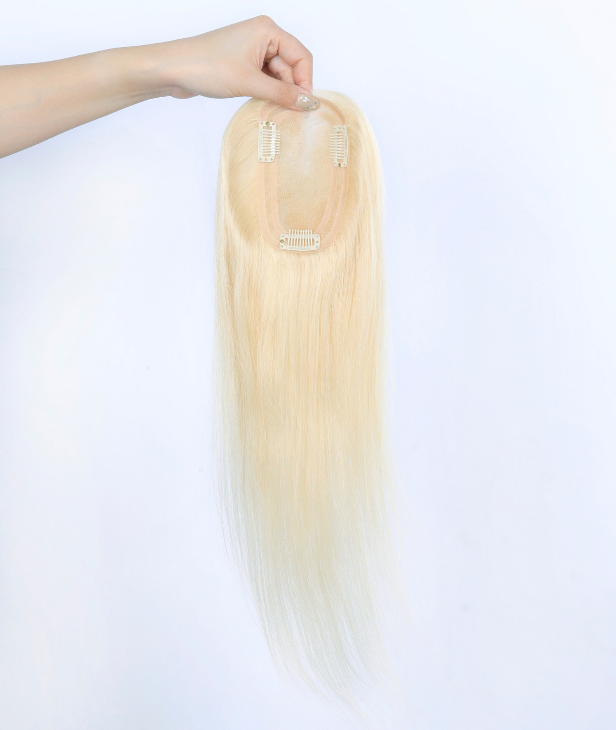 #613 Platinum Blonde Highlights Women's Lite Hair Topper (NEW) 40g