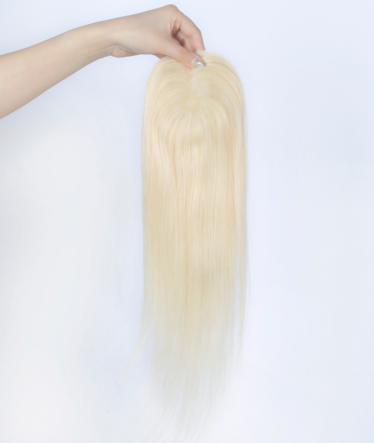 #613 Platinum Blonde Highlights Women's Lite Hair Topper (NEW) 40g