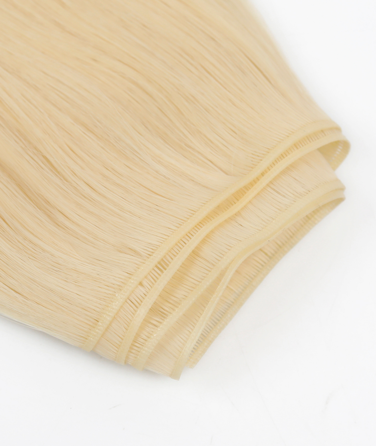 #613 Platinum Blonde Genius Weft Extensions