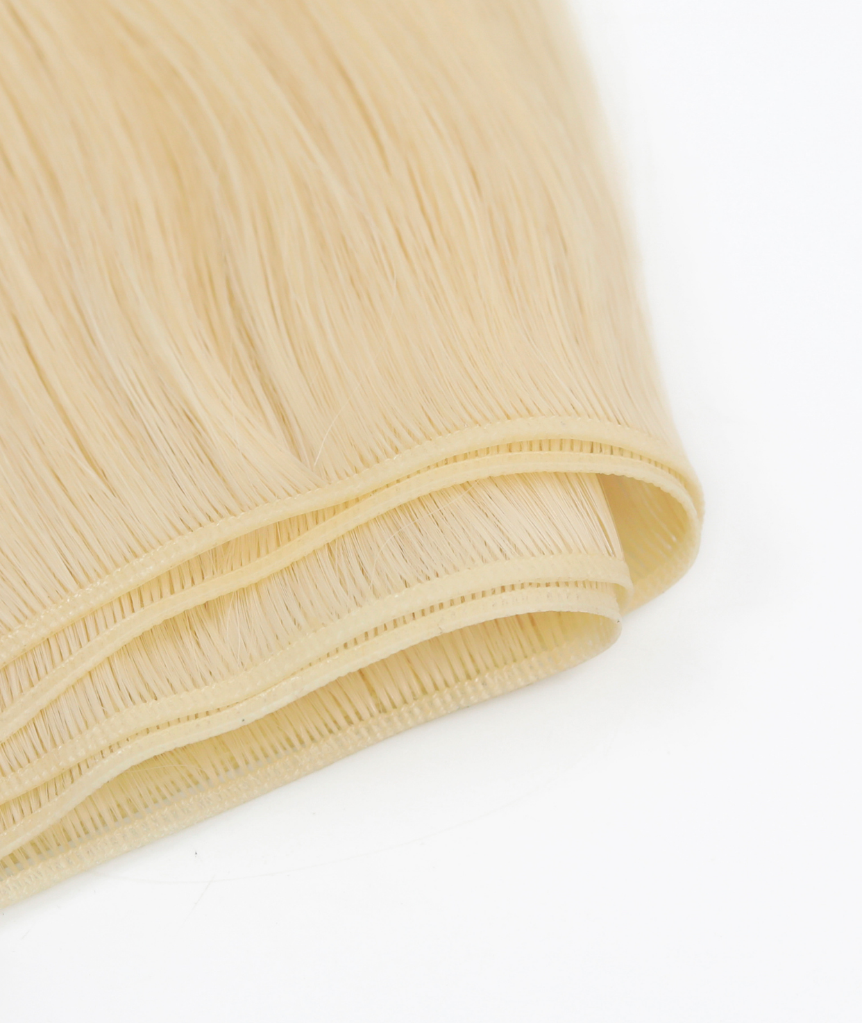 #613 Platinum Blonde Genius Weft Extensions