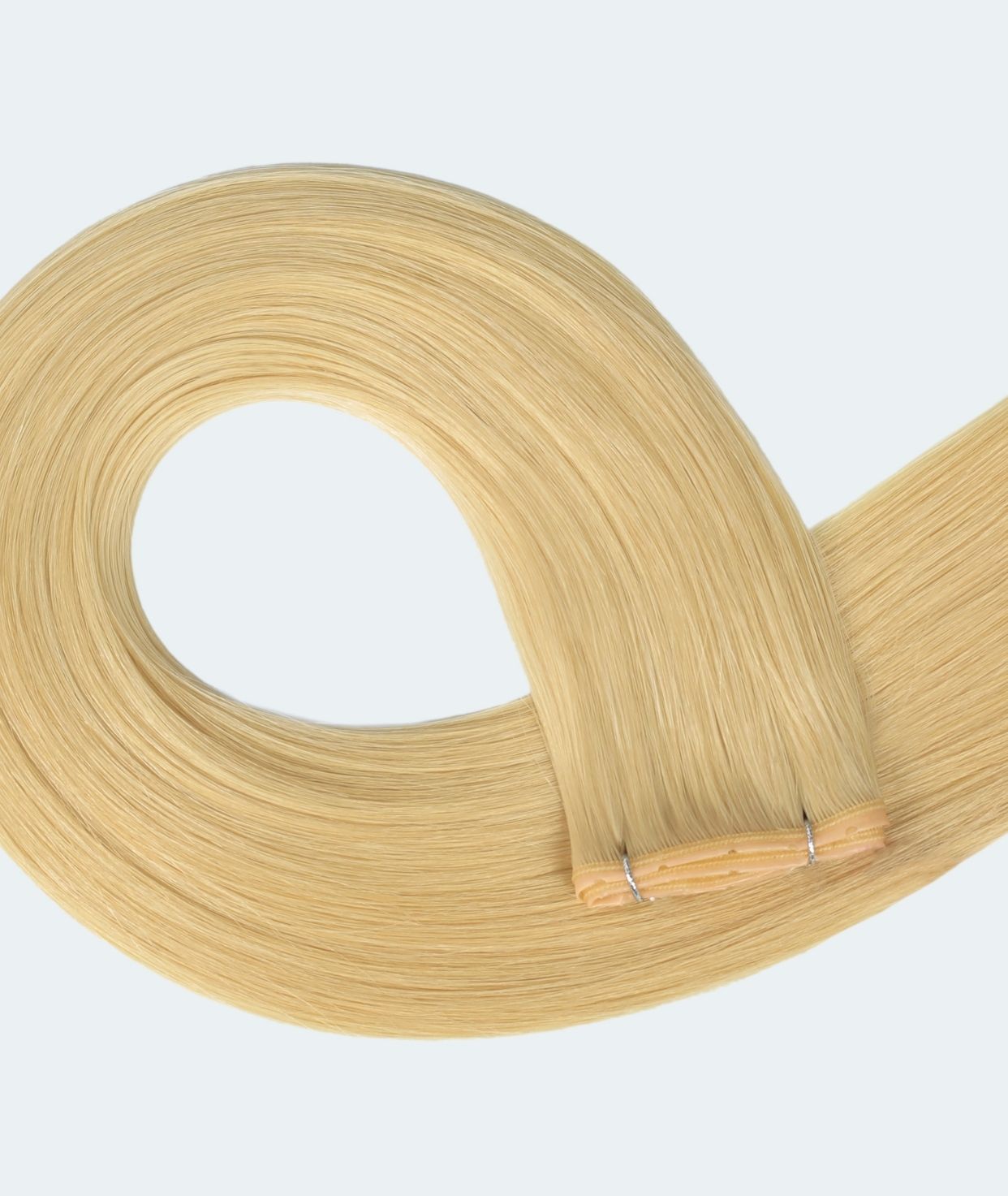 #613 Platinum Blonde Butterfly Genius Weft Extensions