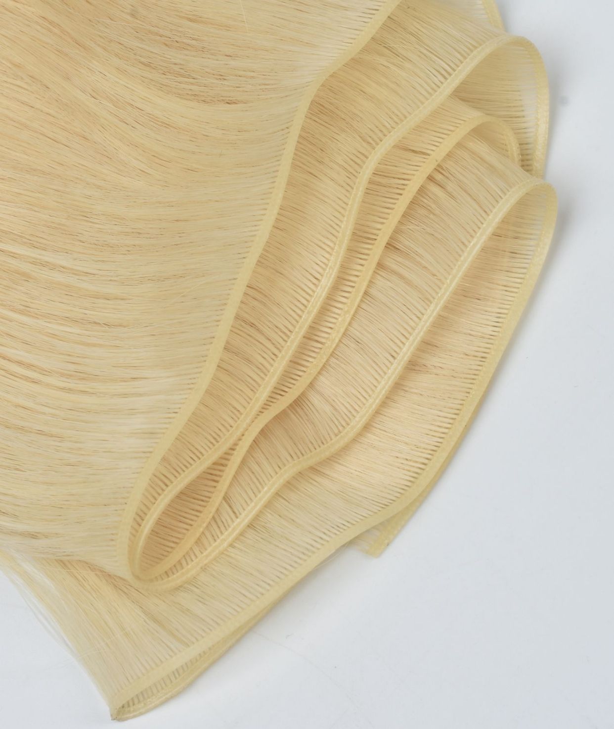 #613 Platinum Blonde Genius Weft Extensions