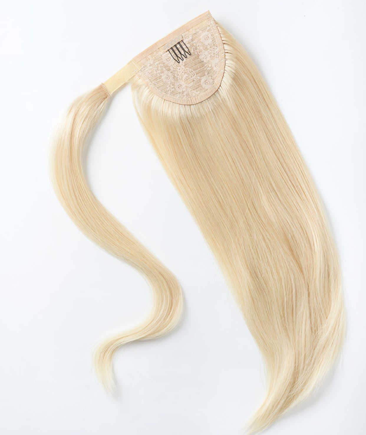 #613 Platinum Blonde Ponytail Extensions