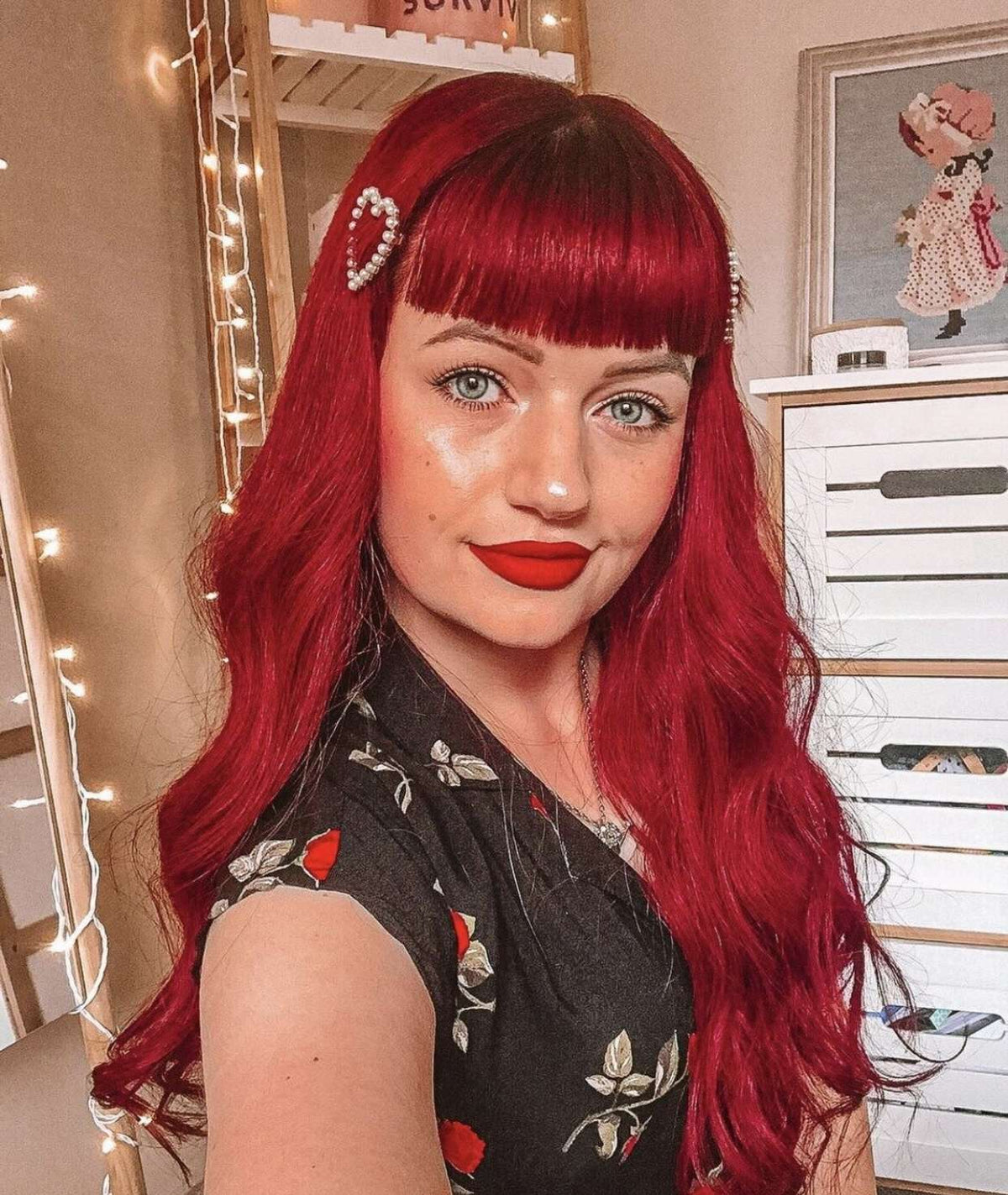 #6R Red Invisi Butterfly Weft Hair Extensions