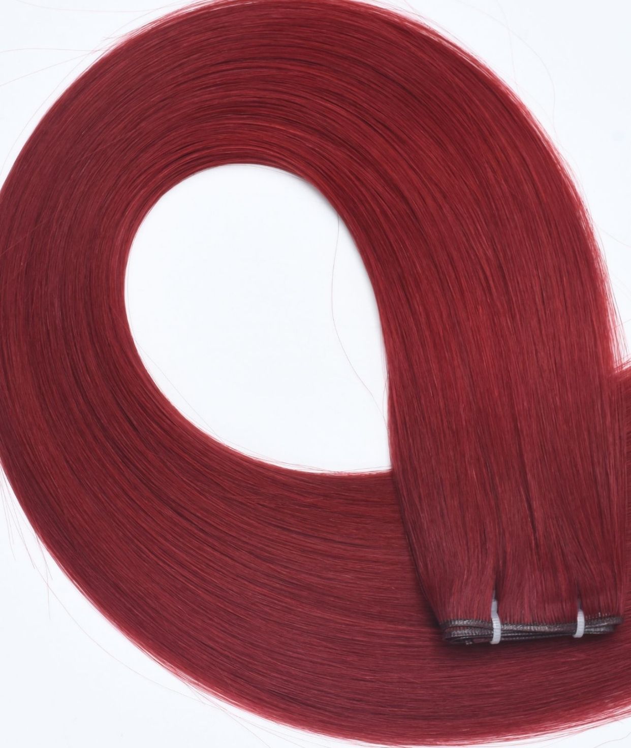 #6R Red Genius Weft Extensions