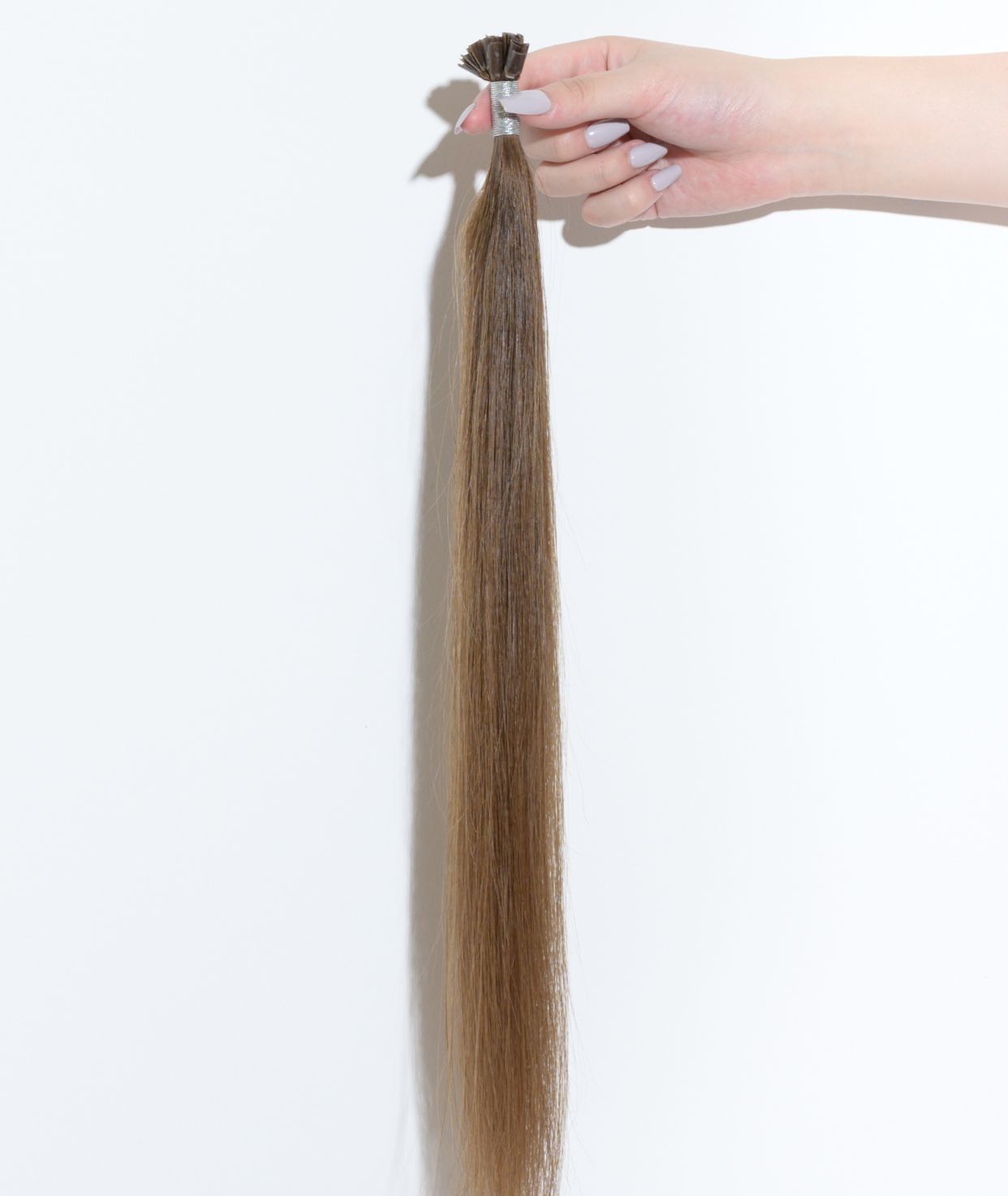 #6 Chestnut Brown Pre Bonded U Tip Extensions