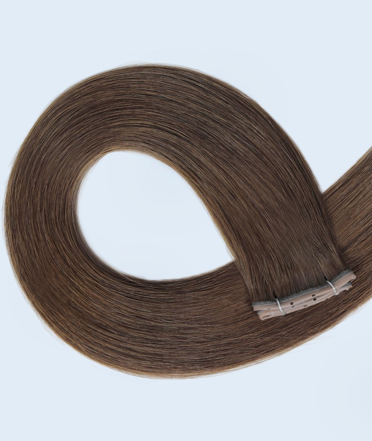 #6 Chestnut Brown Butterfly Genius Weft Extensions