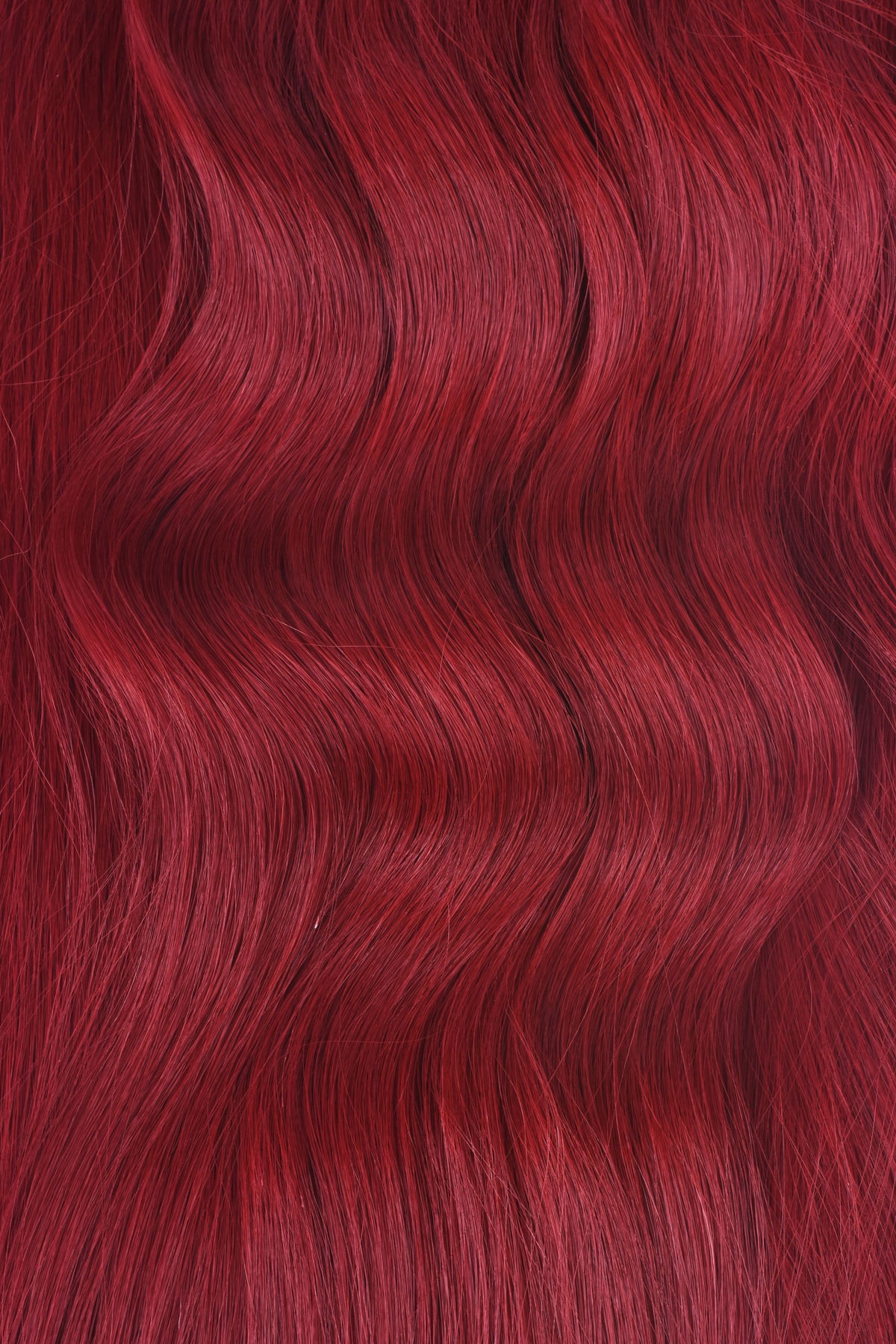 #6R Red Seamless Clip In Hair Extensions