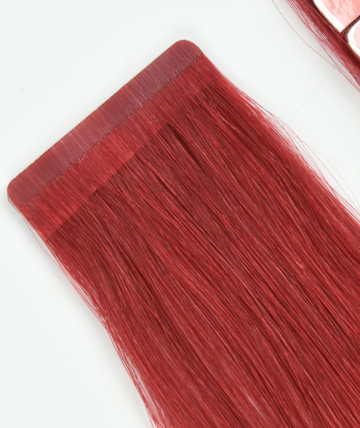#6R Red Seamless Tape In Extensions