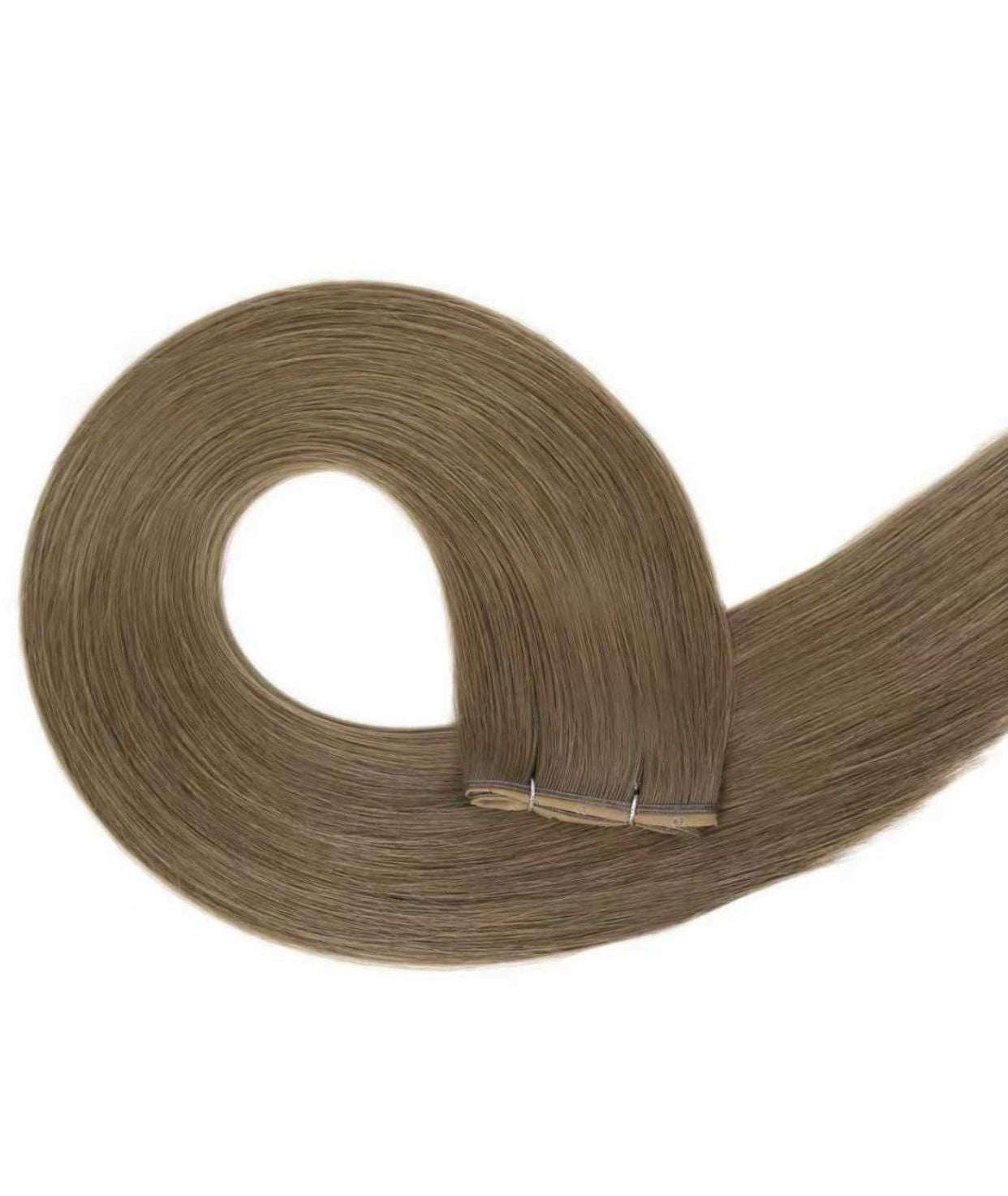 #5 Dark Ash Brown Butterfly Genius Weft Extensions (NEW)