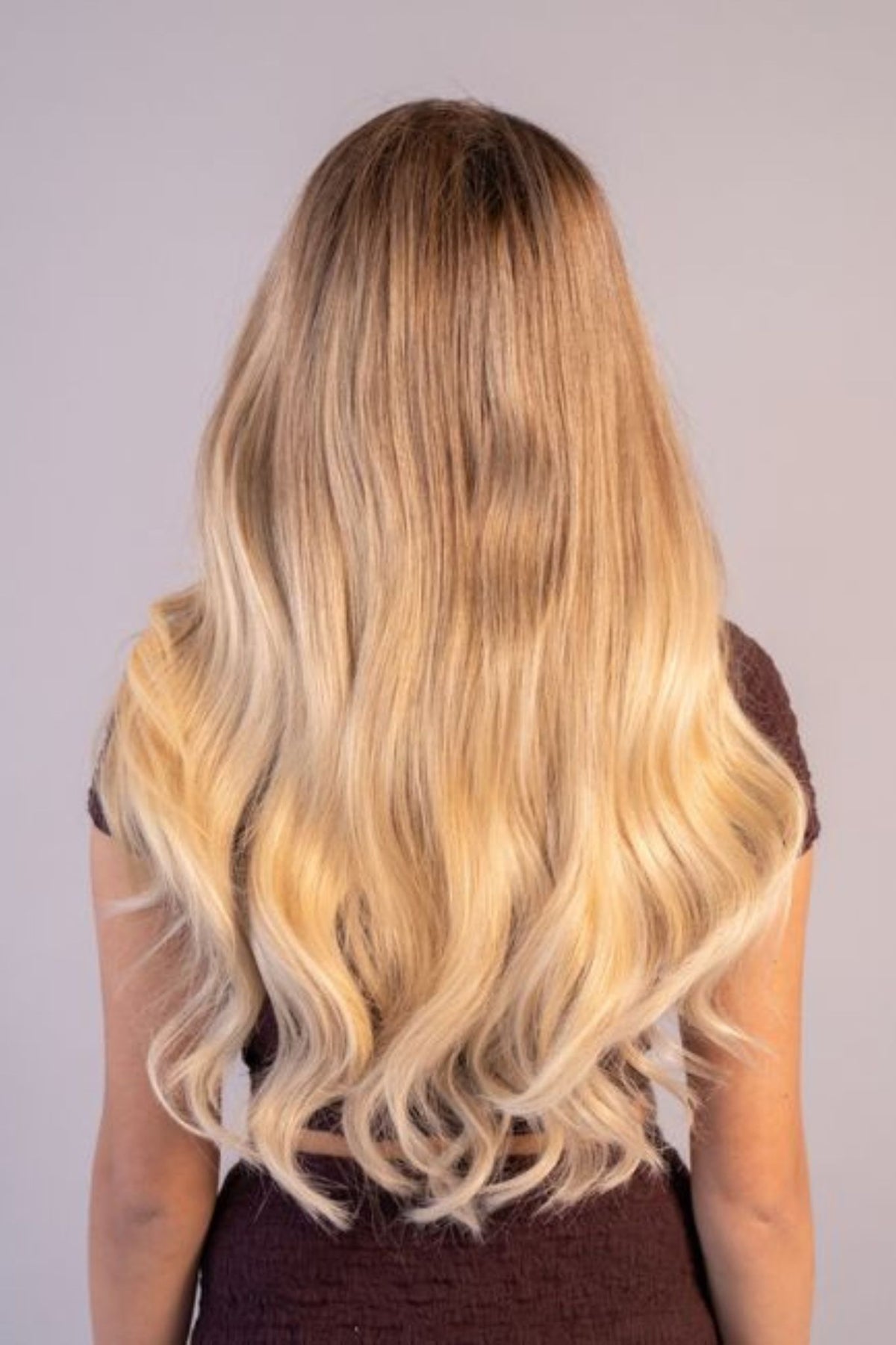 #Iced Coffee Balayage Seamless Clip In Hair Extensions