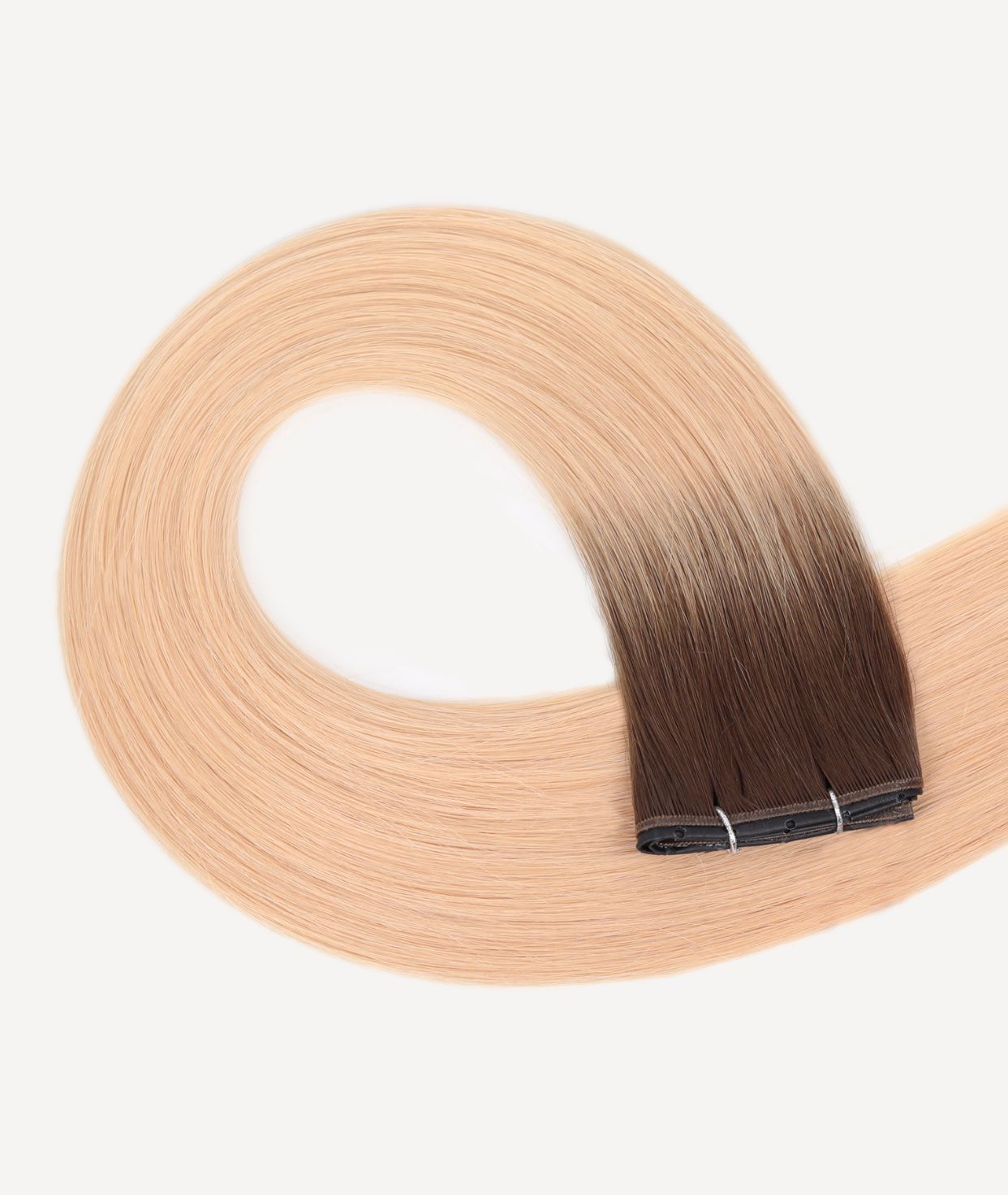 #Rooted Beach Ash Blonde Butterfly Genius Weft Extensions (NEW)