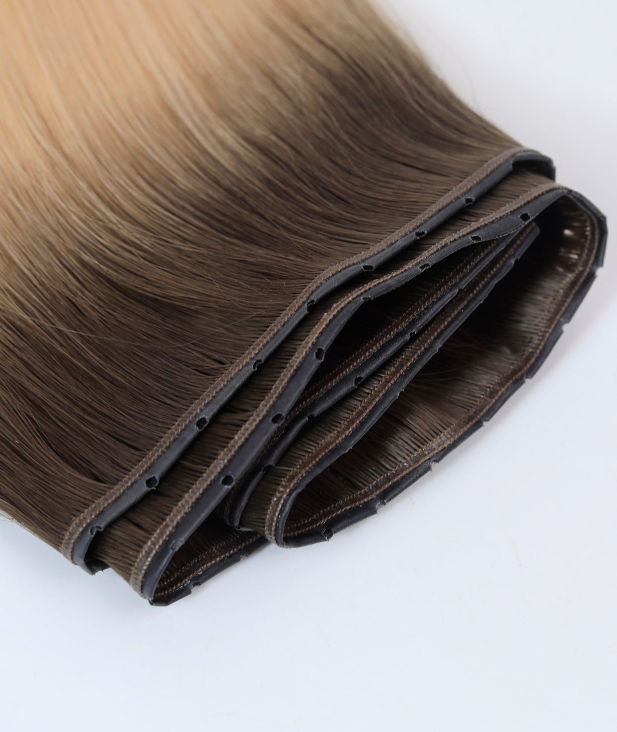 #Rooted Beach Ash Blonde Butterfly Genius Weft Extensions (NEW)