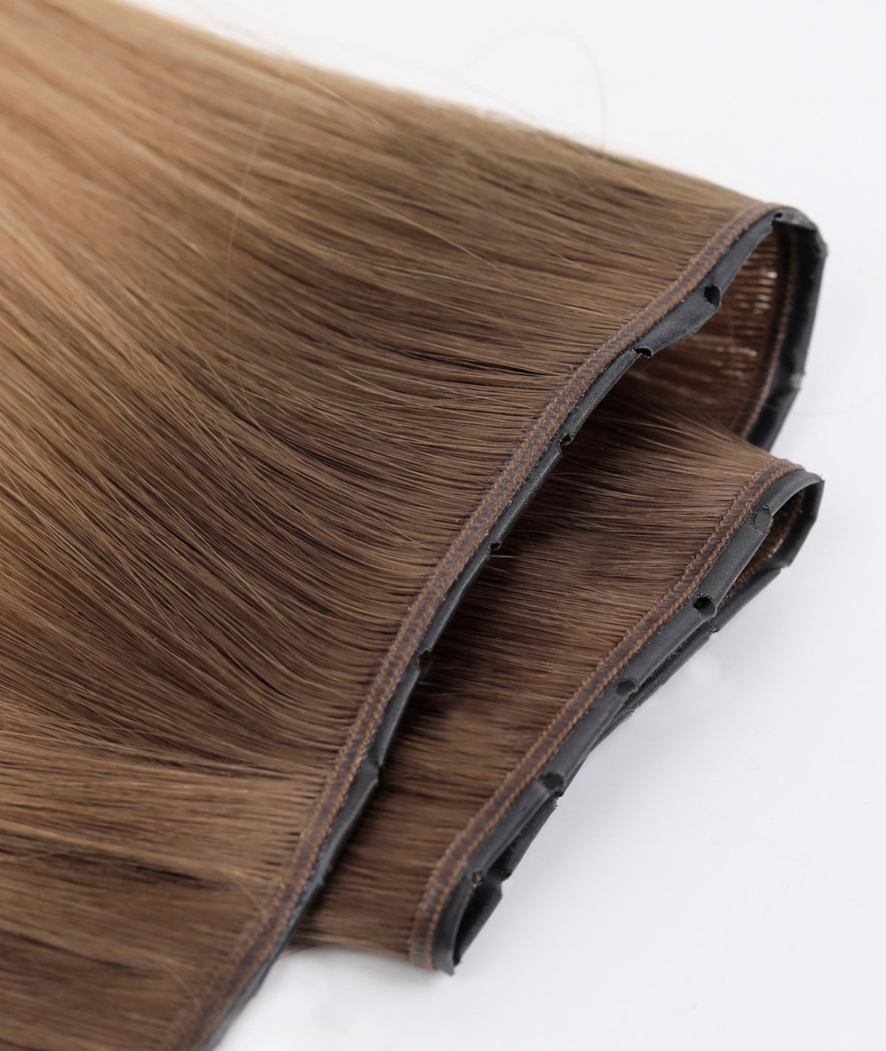 #Rooted Champagne Chestnut Butterfly Genius Weft Extensions(NEW)