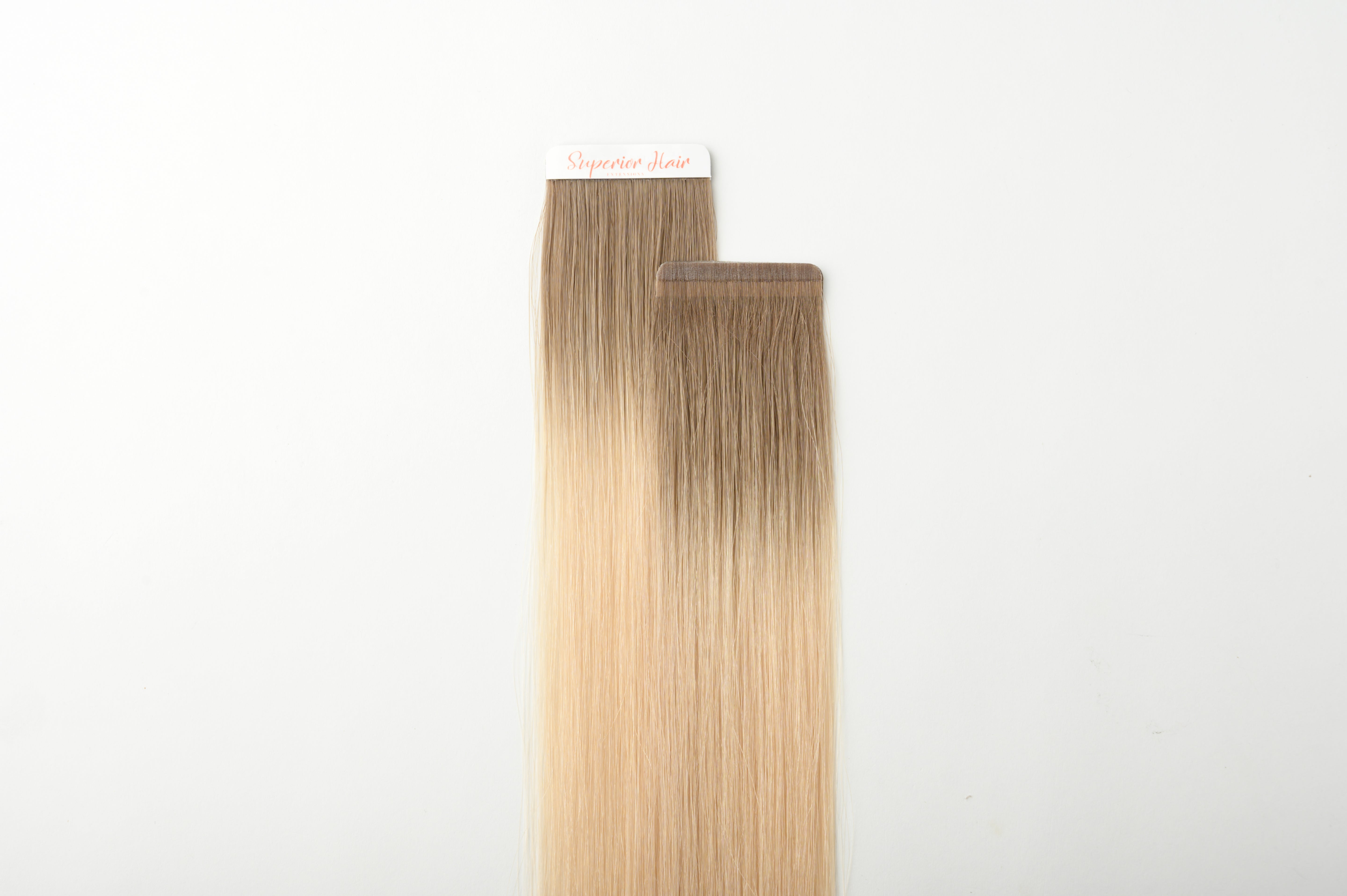 #Arctic Blonde Balayage Seamless Tape In Extensions