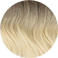 #Arctic Blonde Balayage Nano Tip Hair Extensions