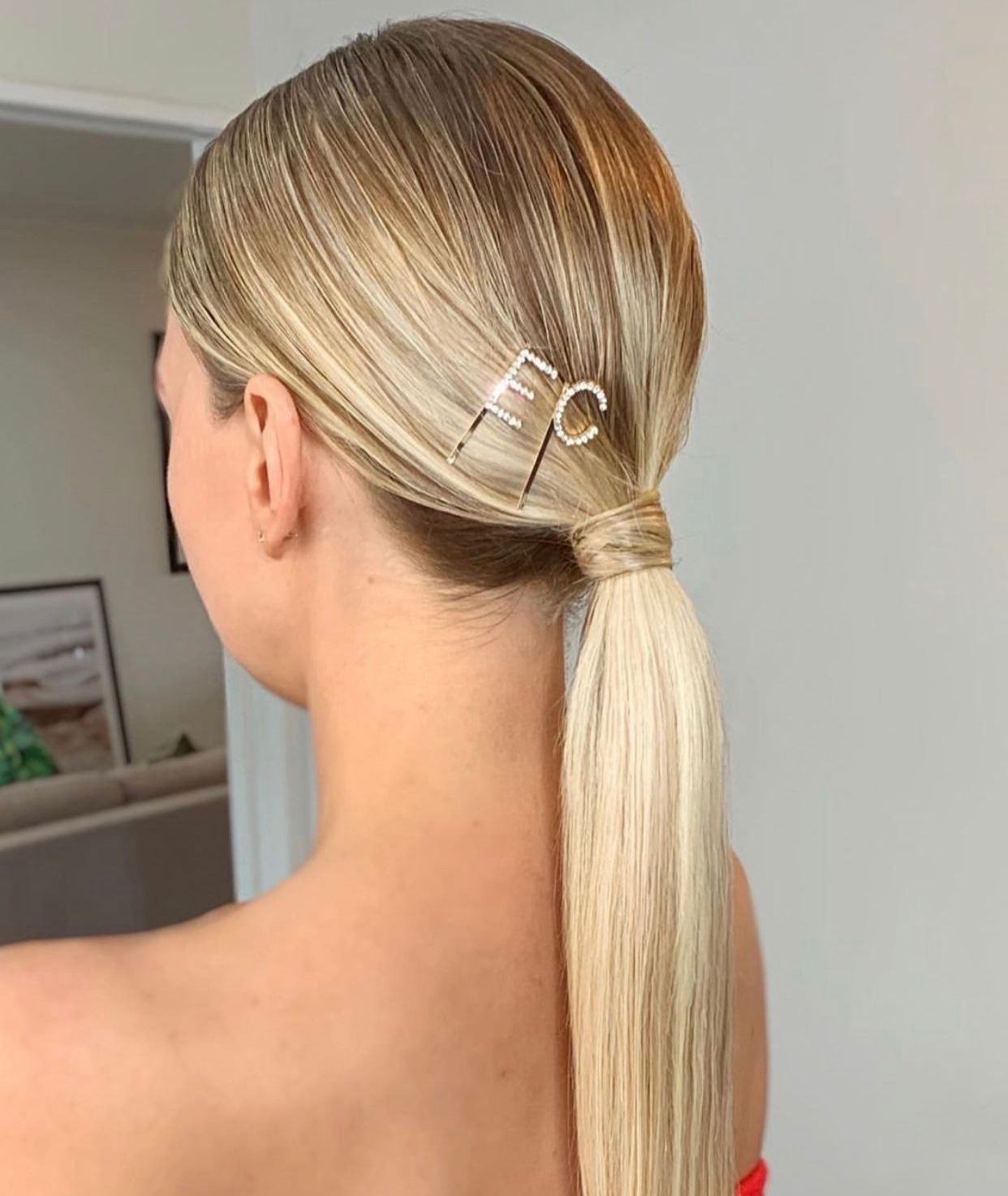 #Beach Blonde Ombre Invisi Tape Hair Extensions