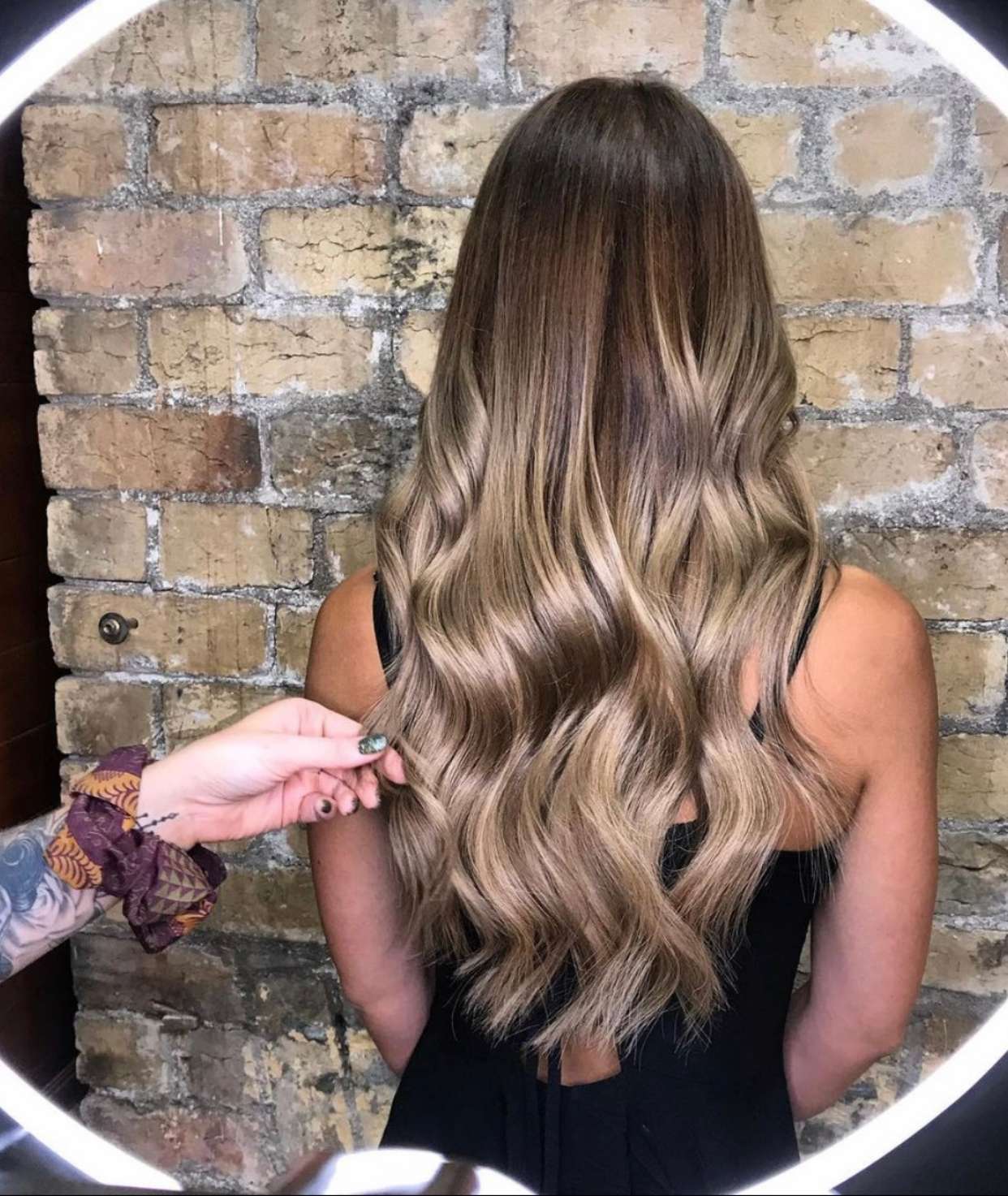 #Bronde Balayage Butterfly Genius Weft Extensions