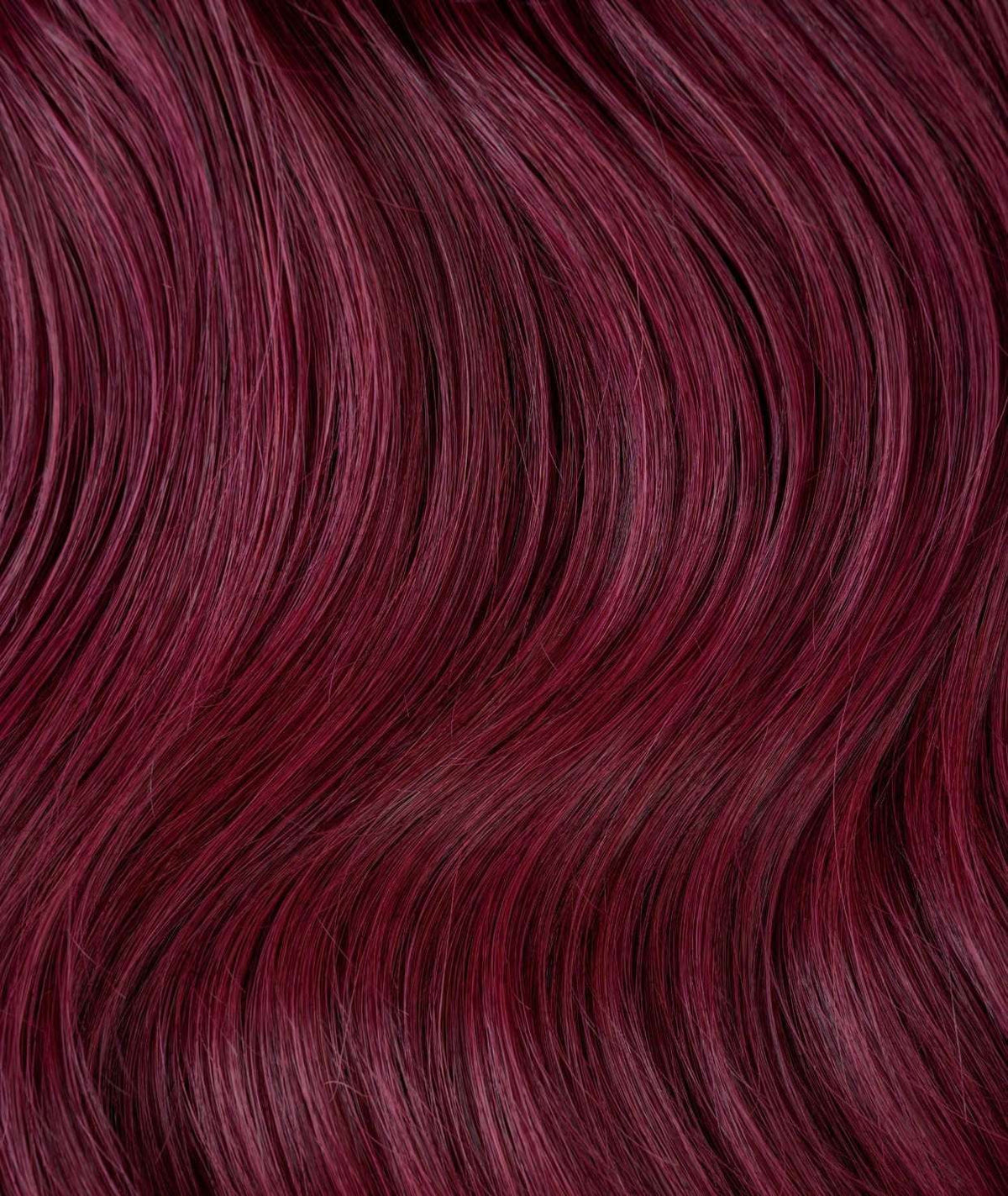 #Burgundy Invisi Butterfly Weft Hair Extensions