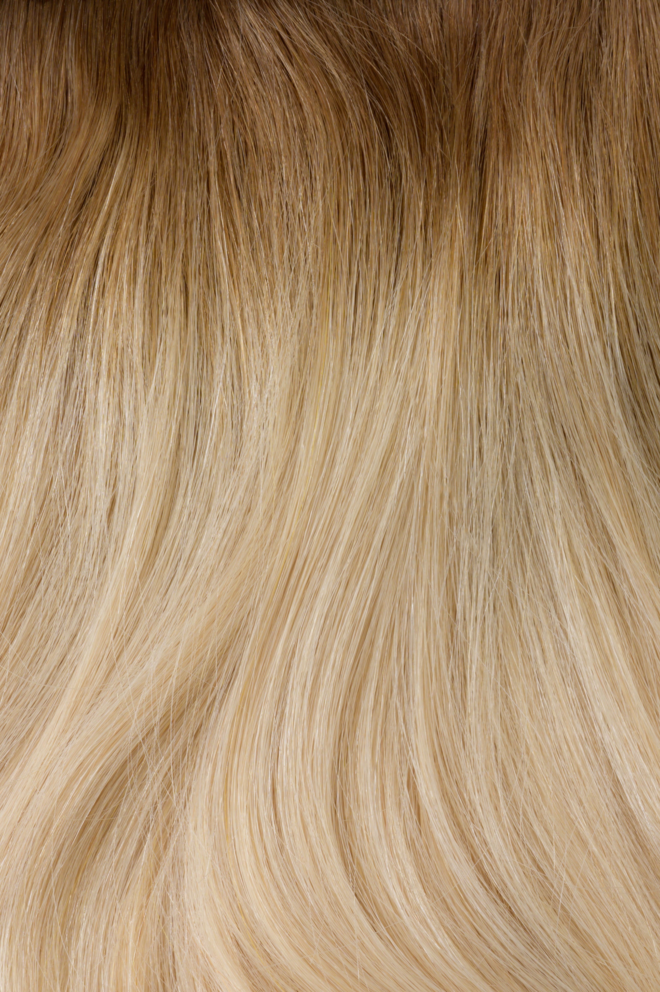 #Beach Blonde Ombre Pre Bonded U Tip Extensions