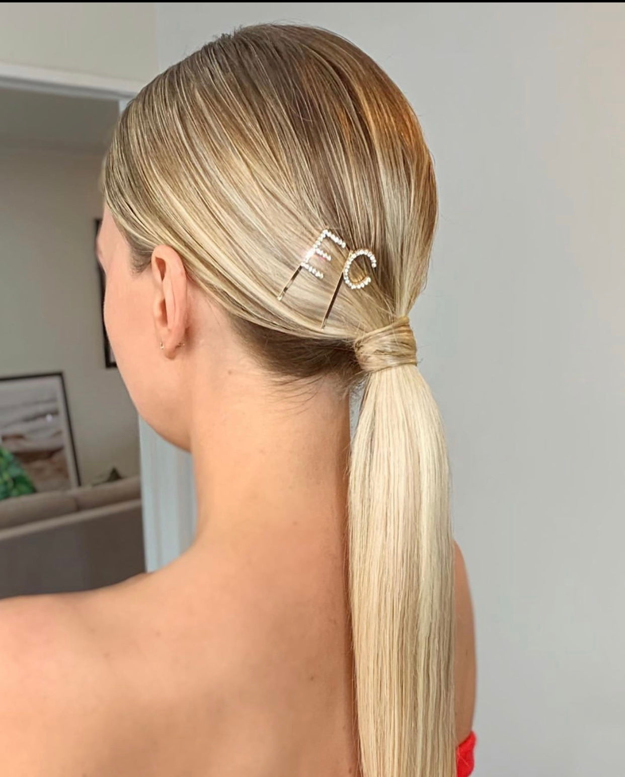 #Beach Blonde Ombre Pre Bonded U Tip Extensions