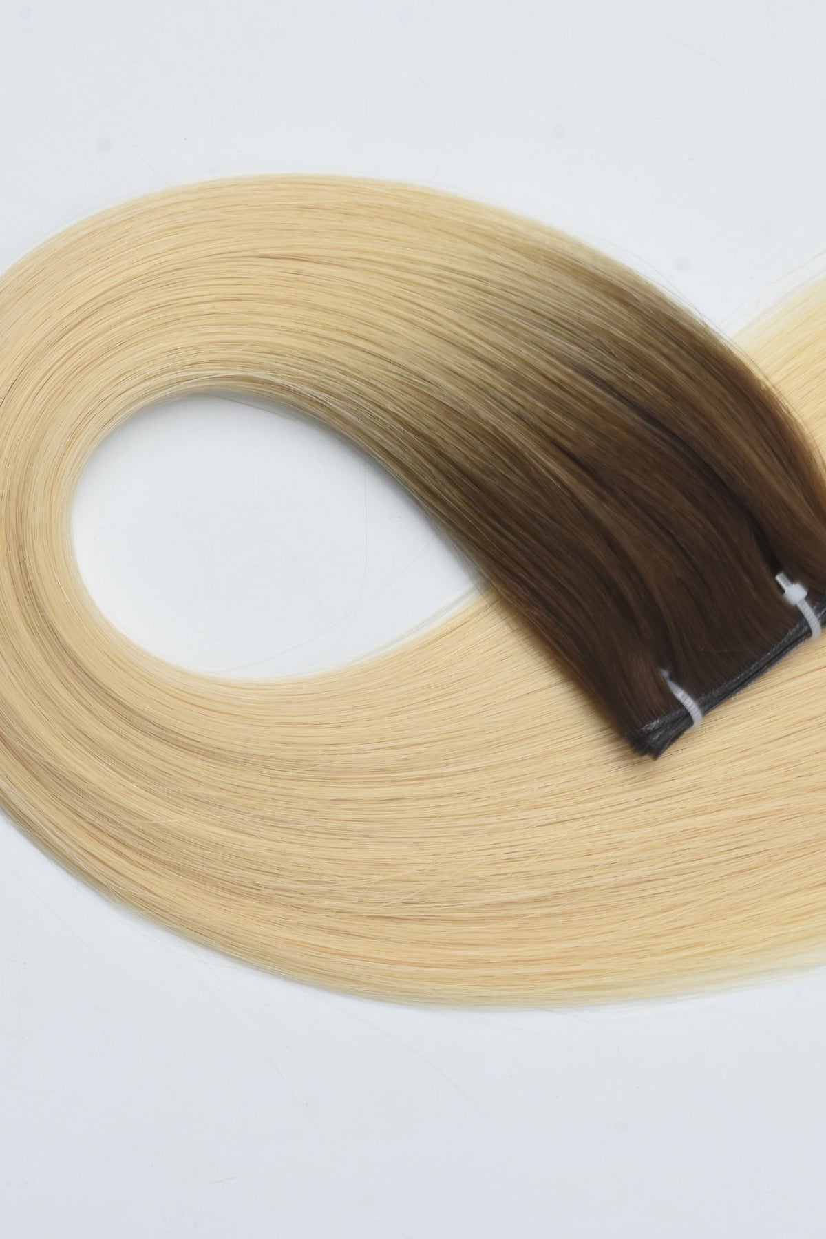 #Beach Blonde Ombre Genius Weft Extensions