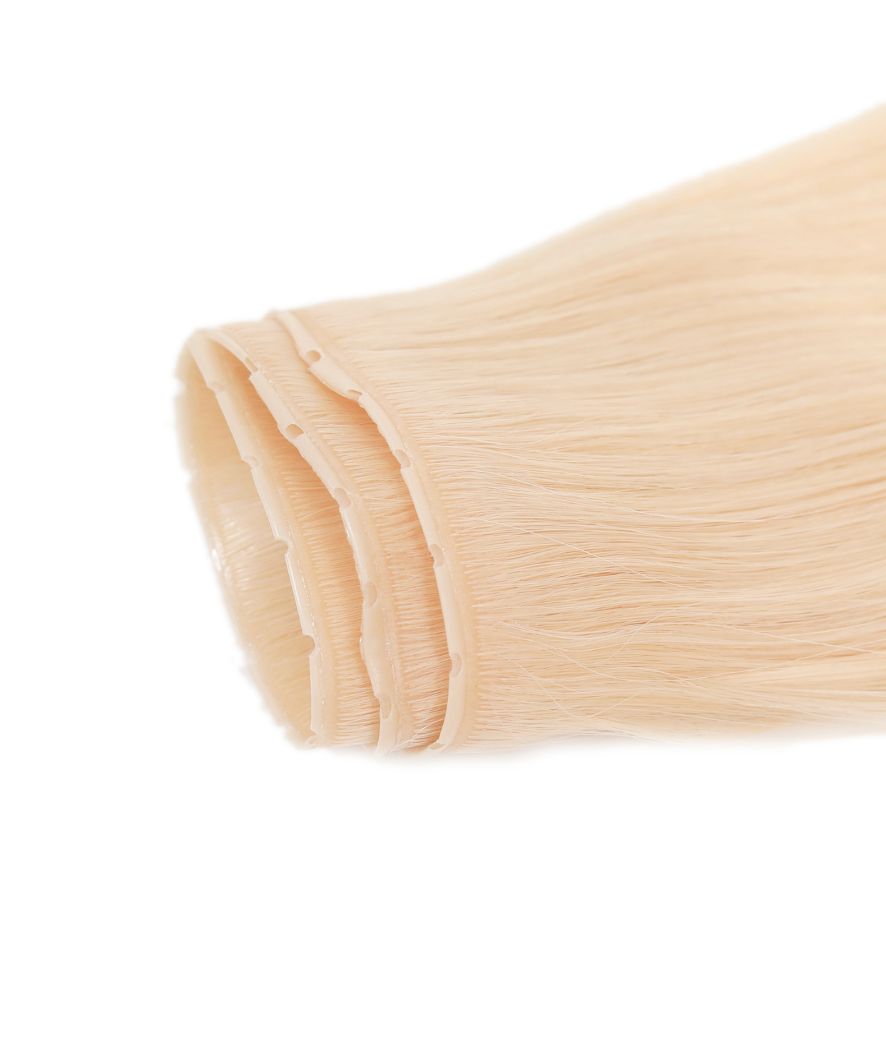 #Beach Ash Blonde Invisi Butterfly Weft Hair Extensions