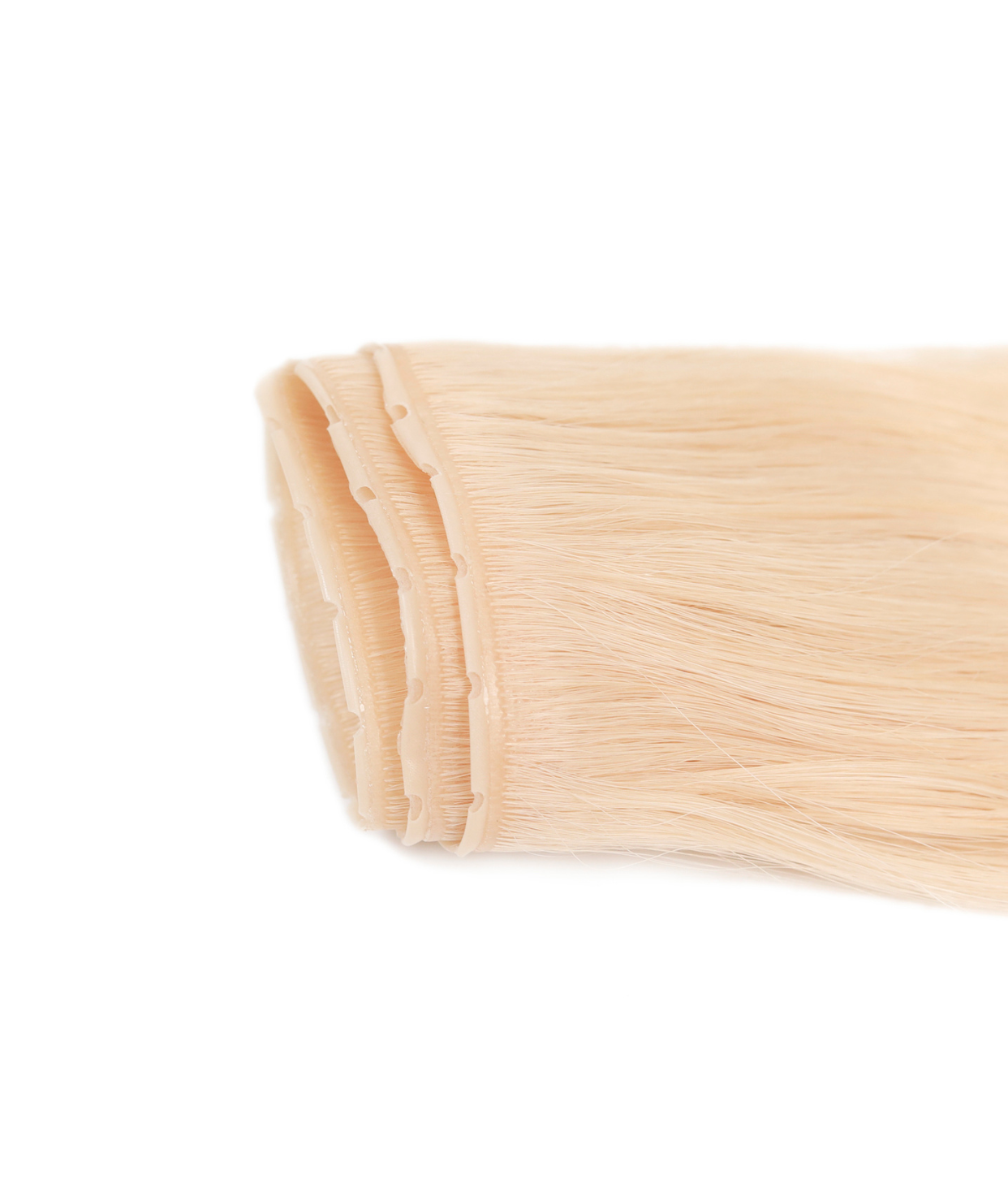 #Beach Ash Blonde Invisi Butterfly Weft Hair Extensions