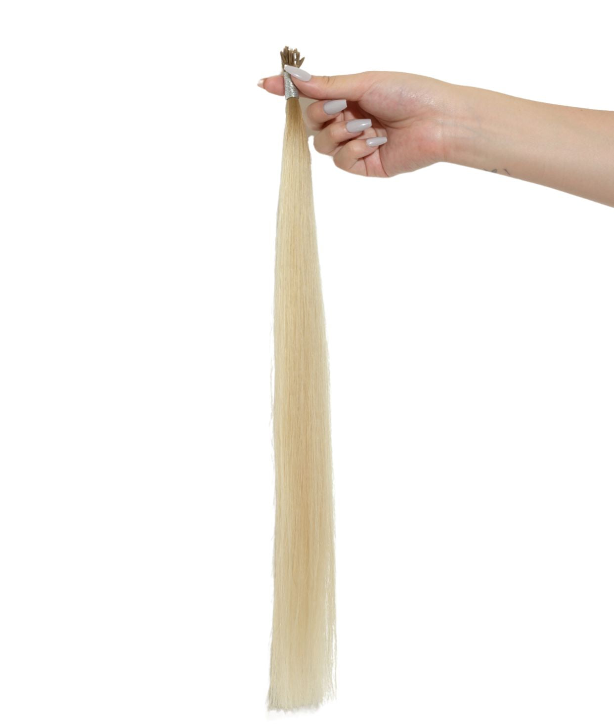 #Beach Blonde Ombre Nano Tip Hair Extensions