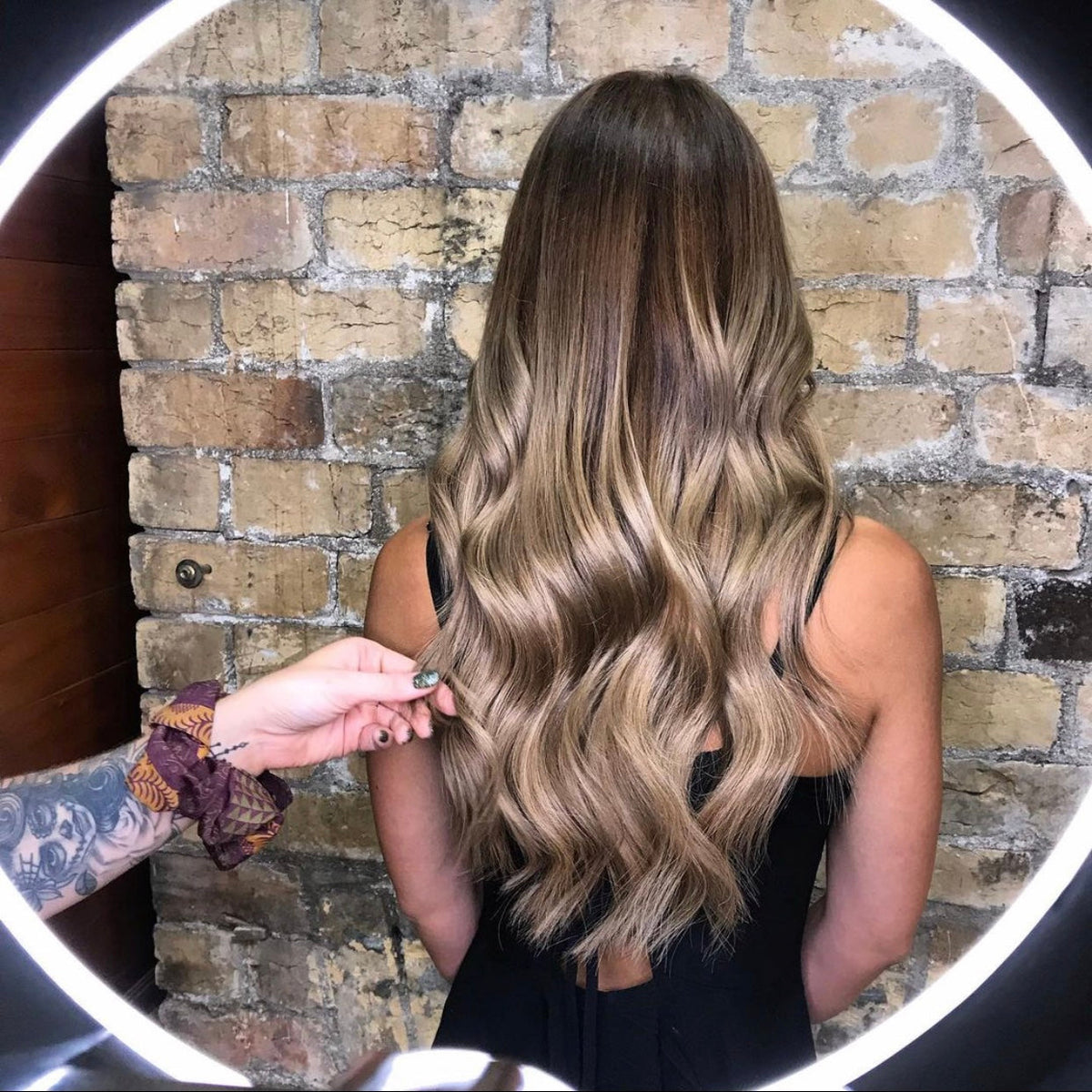 #Bronde Balayage Seamless Clip In Hair Extensions