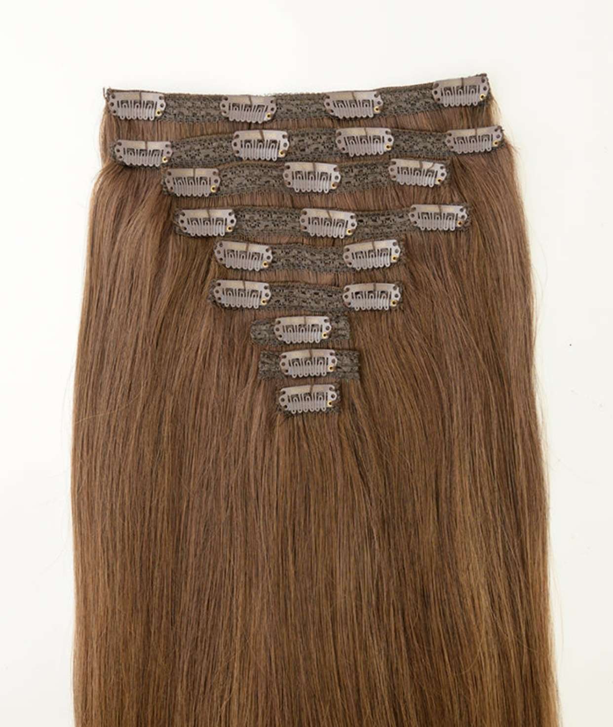 #Chocolate Brown Balayage Classic Clip In Hair Extensions 9pcs
