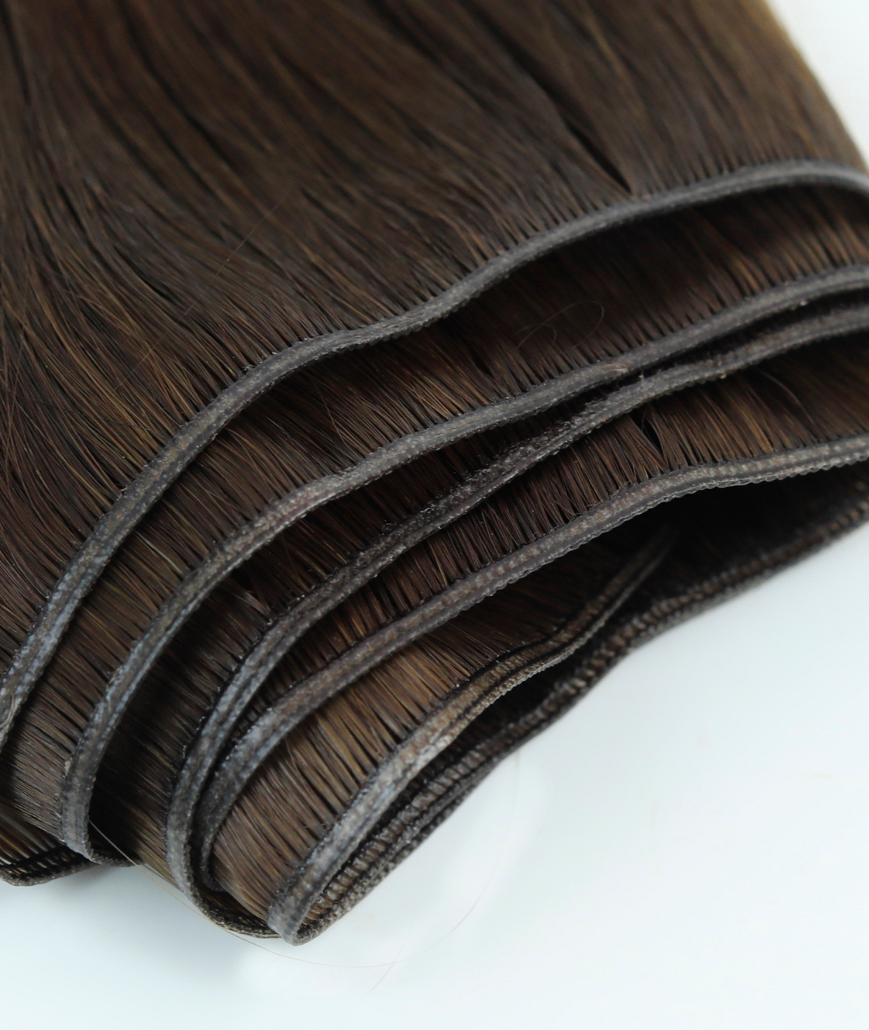 #Chocolate Brown Balayage Genius Weft Extensions