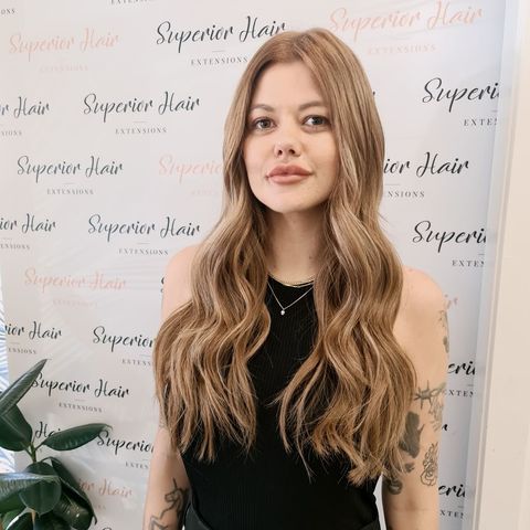 #Chestnut Brown Highlights Pre Bonded U Tip Extensions