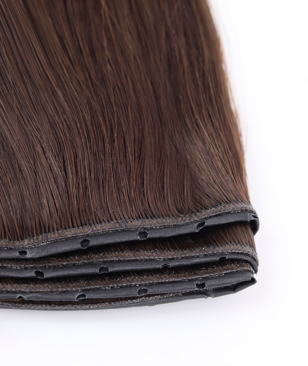 #Chocolate Brown Balayage Butterfly Genius Weft Extensions