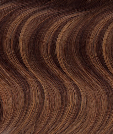 #Chocolate Brown Balayage Ponytail Extensions