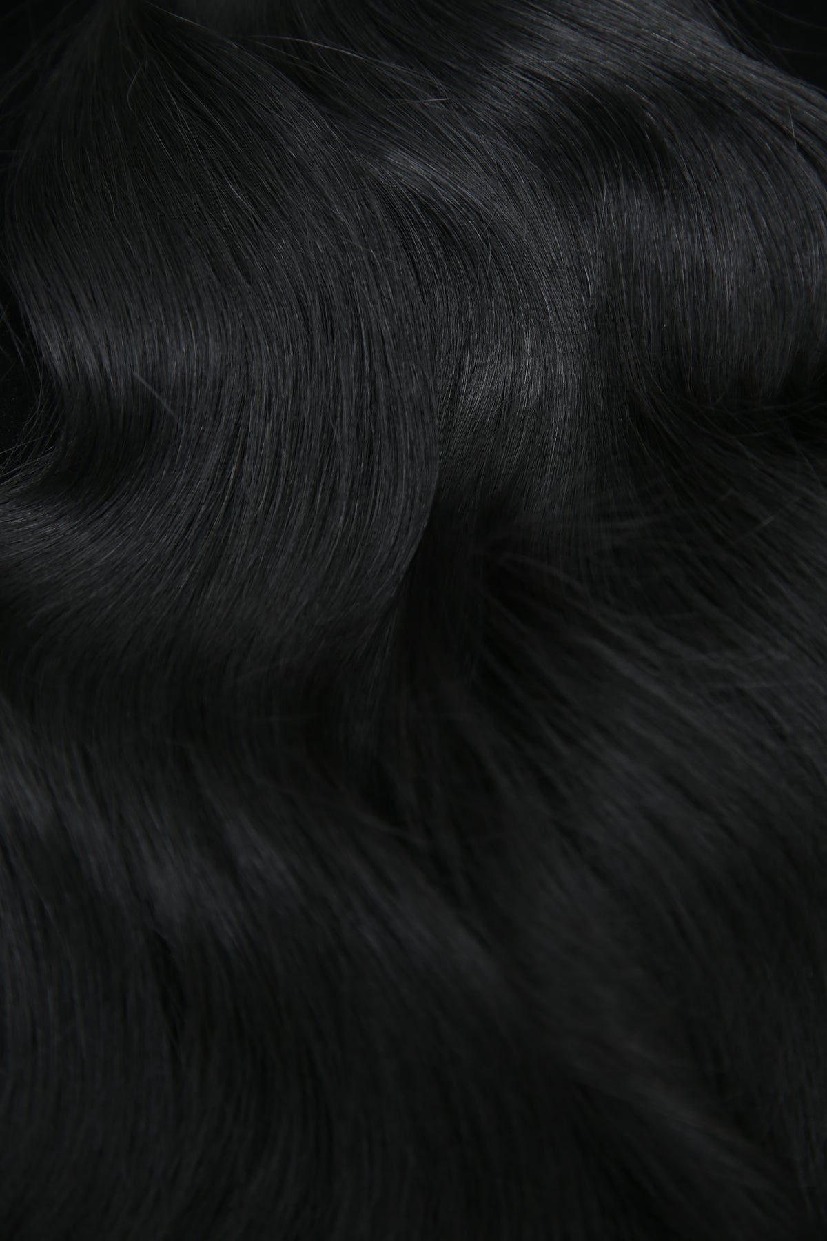 #1 Jet Black Machine Weft Extensions
