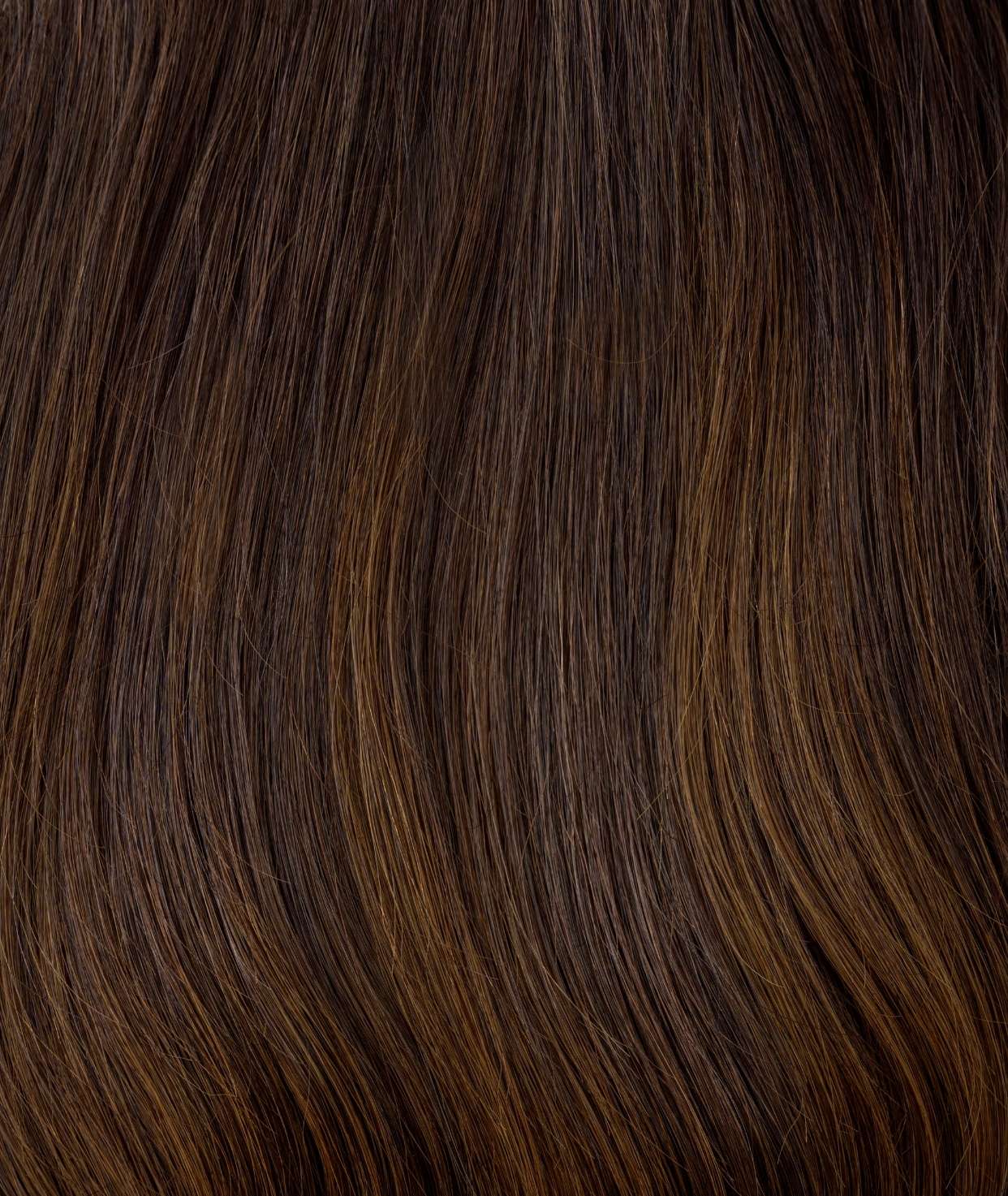 #Dark Brown Balayage Genius Weft Extensions