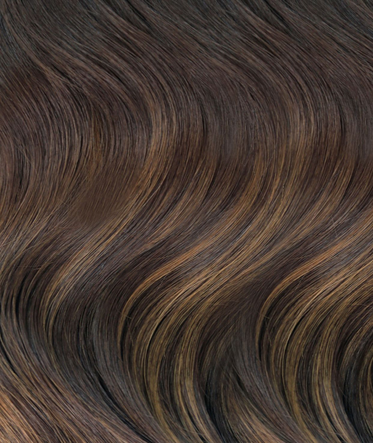 #Dark Brown Balayage Invisi Butterfly Weft Hair Extensions