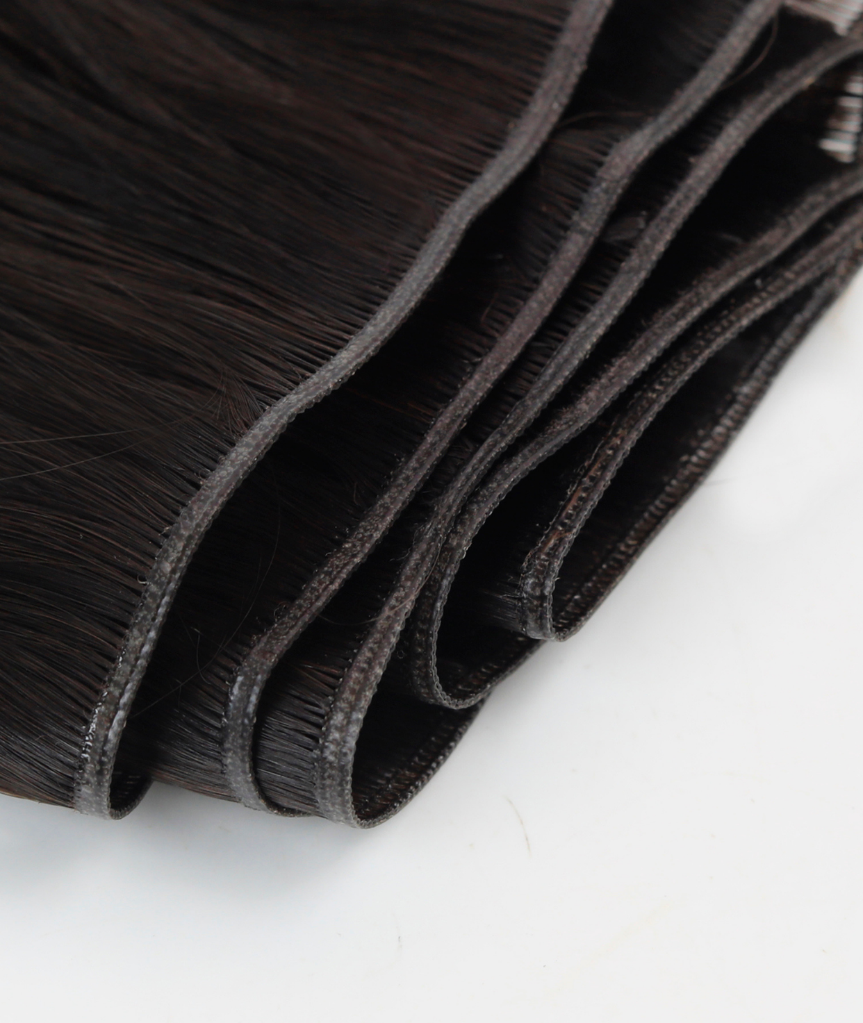 #Dark Brown Balayage Genius Weft Extensions