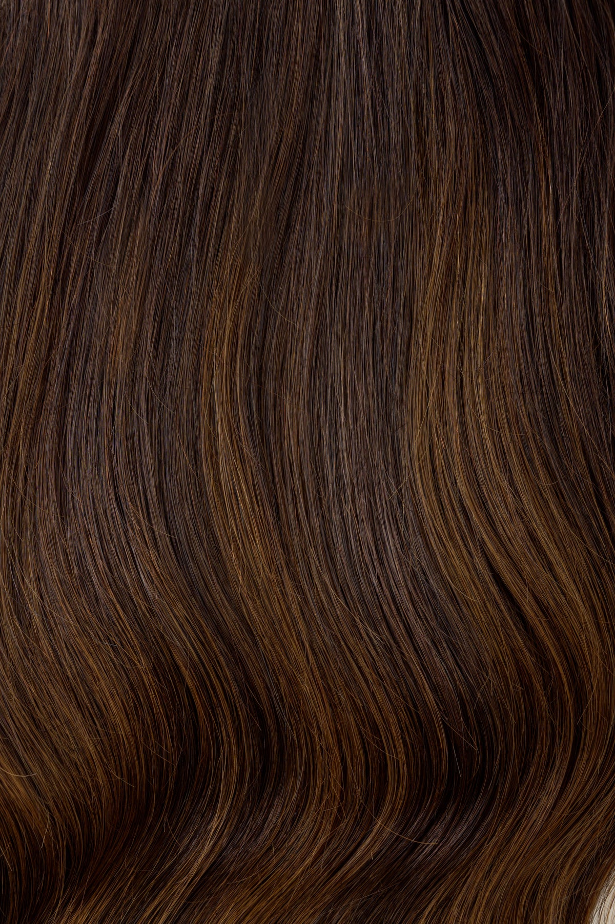 #Dark Brown Balayage Injection Weft Extensions