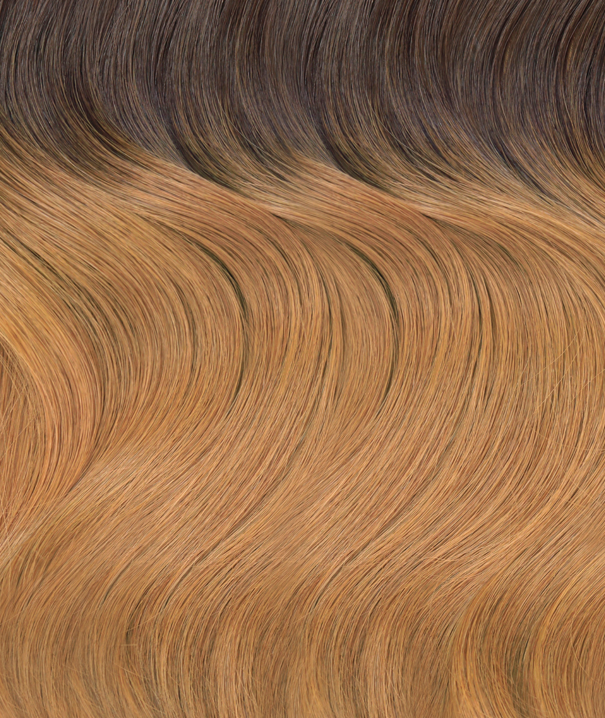 #Ginger Snap Ombre Invisi Butterfly Weft Hair Extensions
