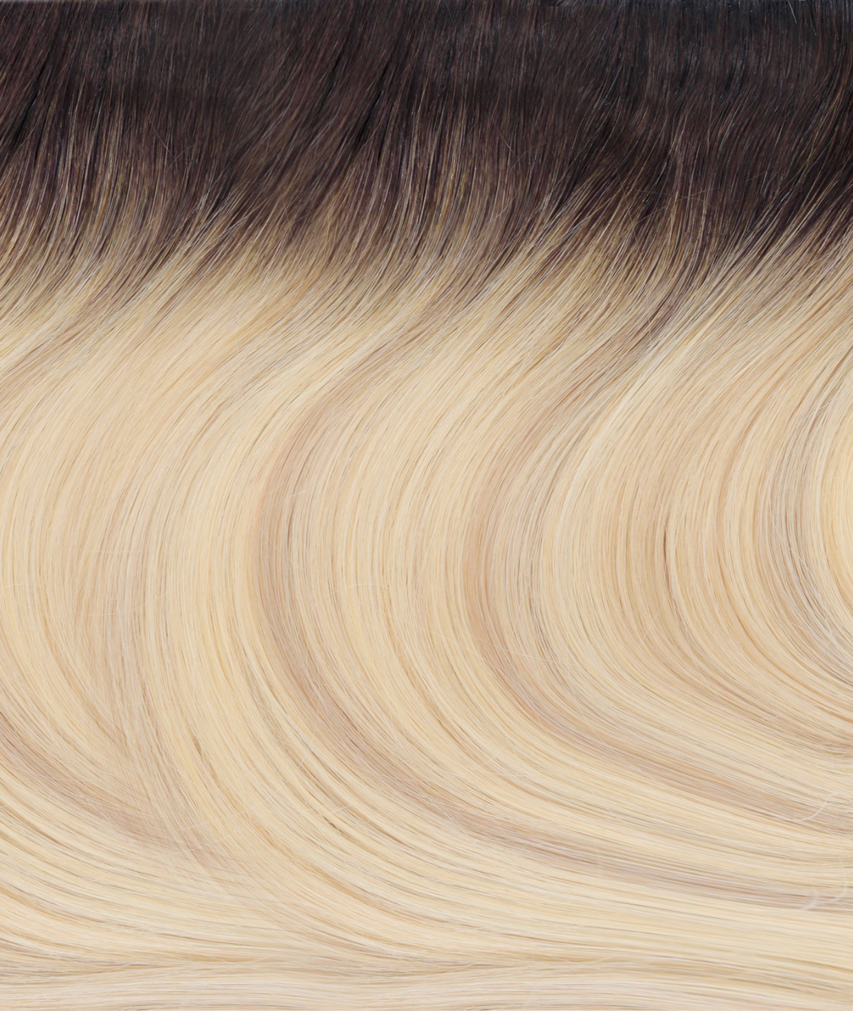 #Iced Coffee Balayage Butterfly Genius Weft Extensions